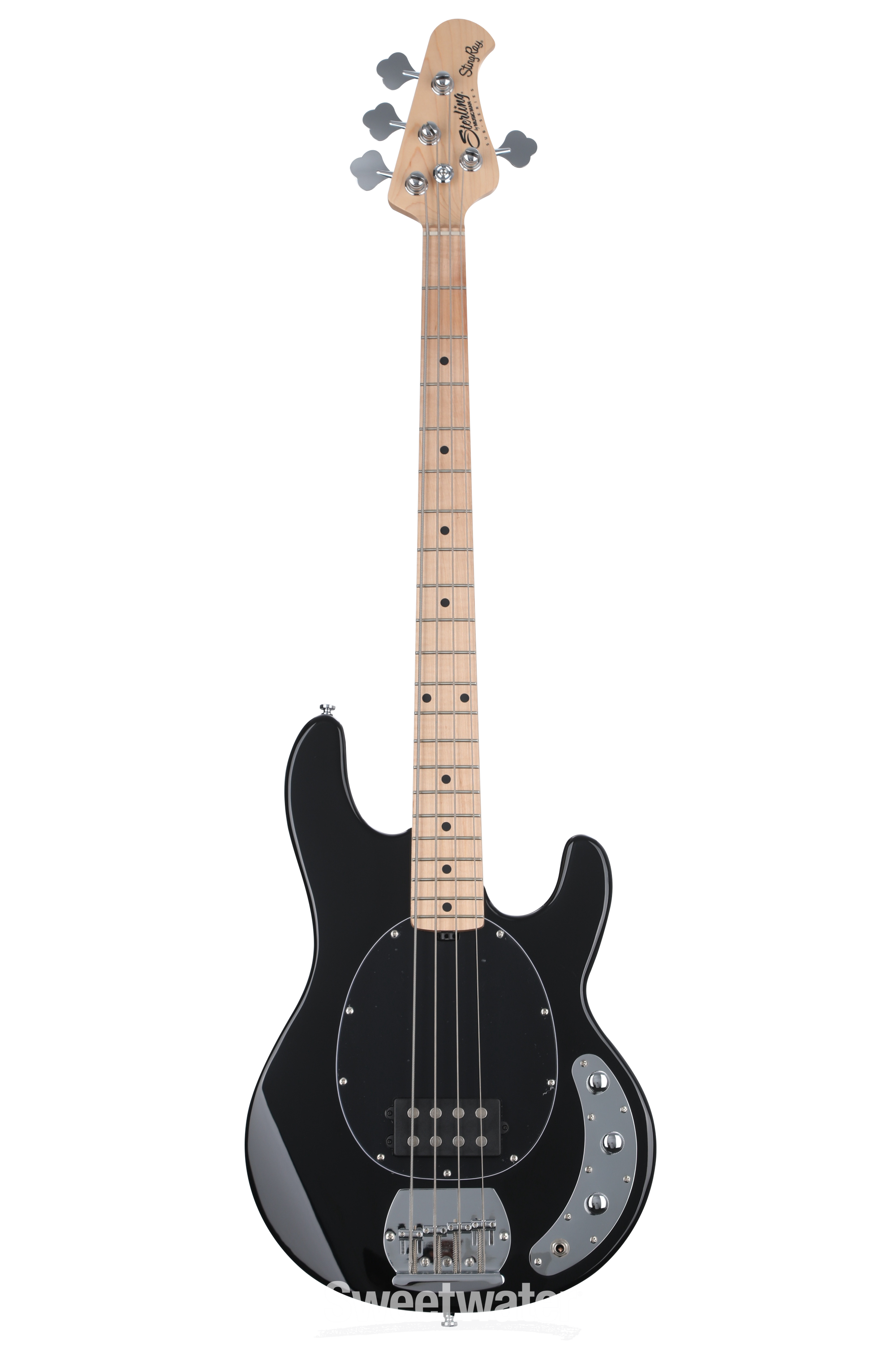 Sterling By Music Man StingRay RAY4 Bass Guitar - Black | Sweetwater