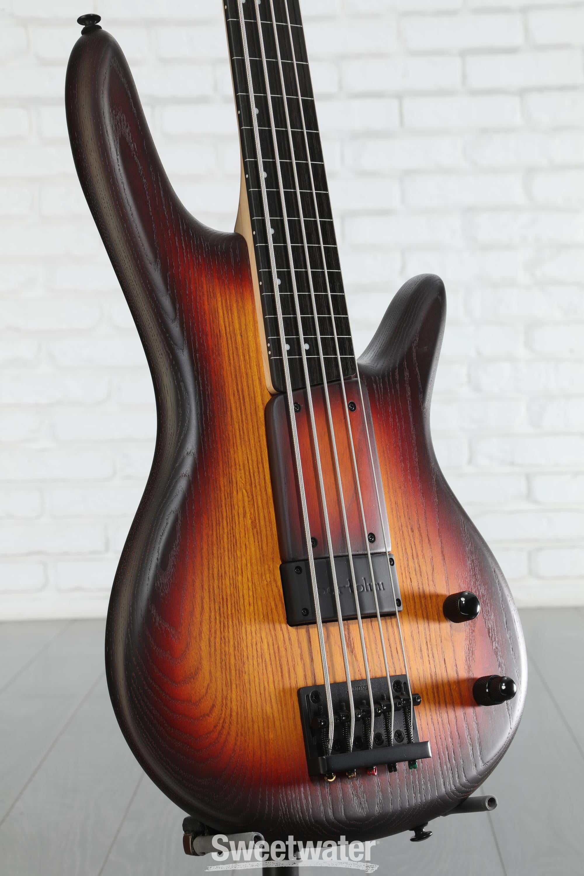 Ibanez Gary Willis Signature GWB205 Fretless Bass Guitar - Tequila