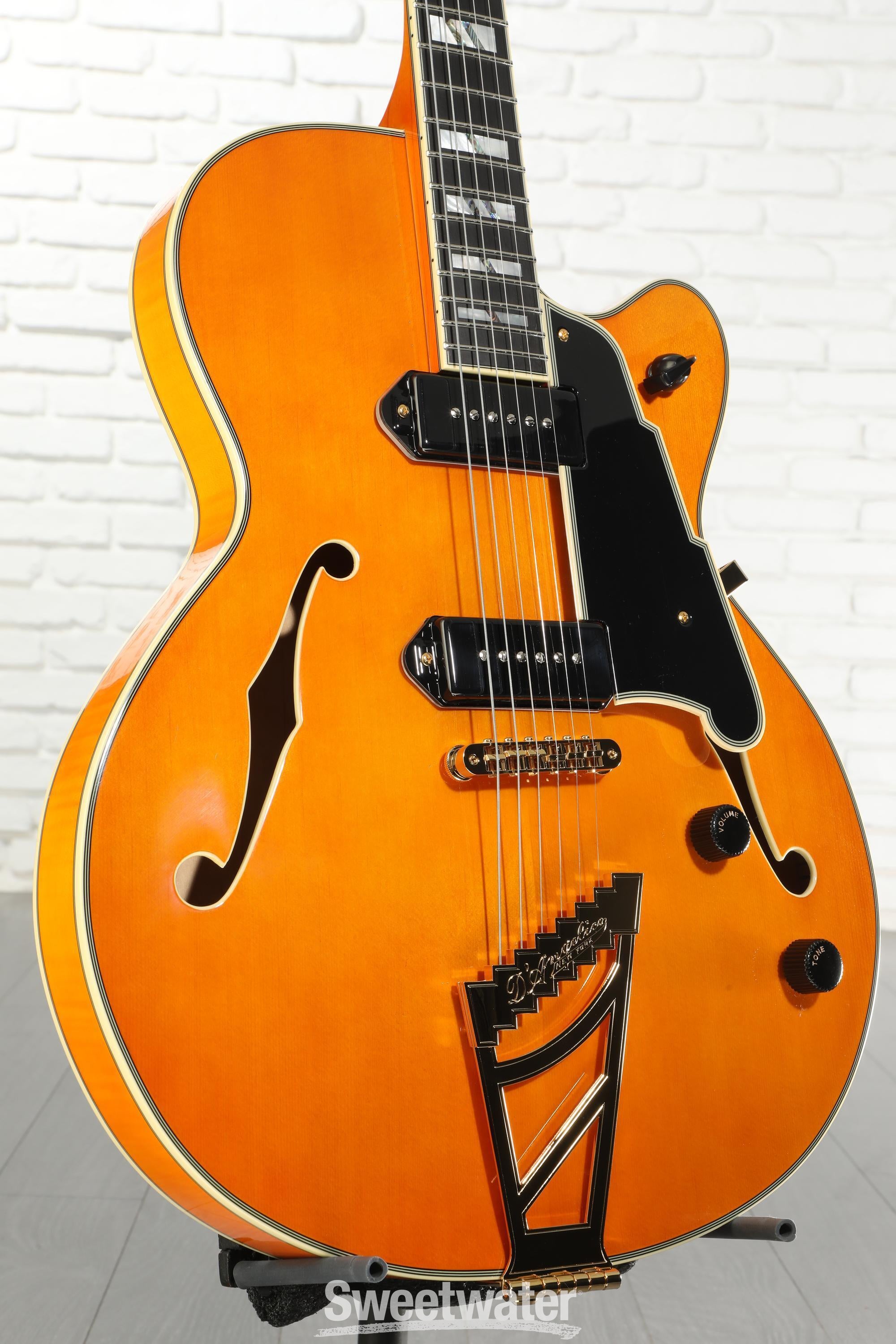 D'Angelico Excel 59 Hollowbody Electric Guitar - Vintage Natural