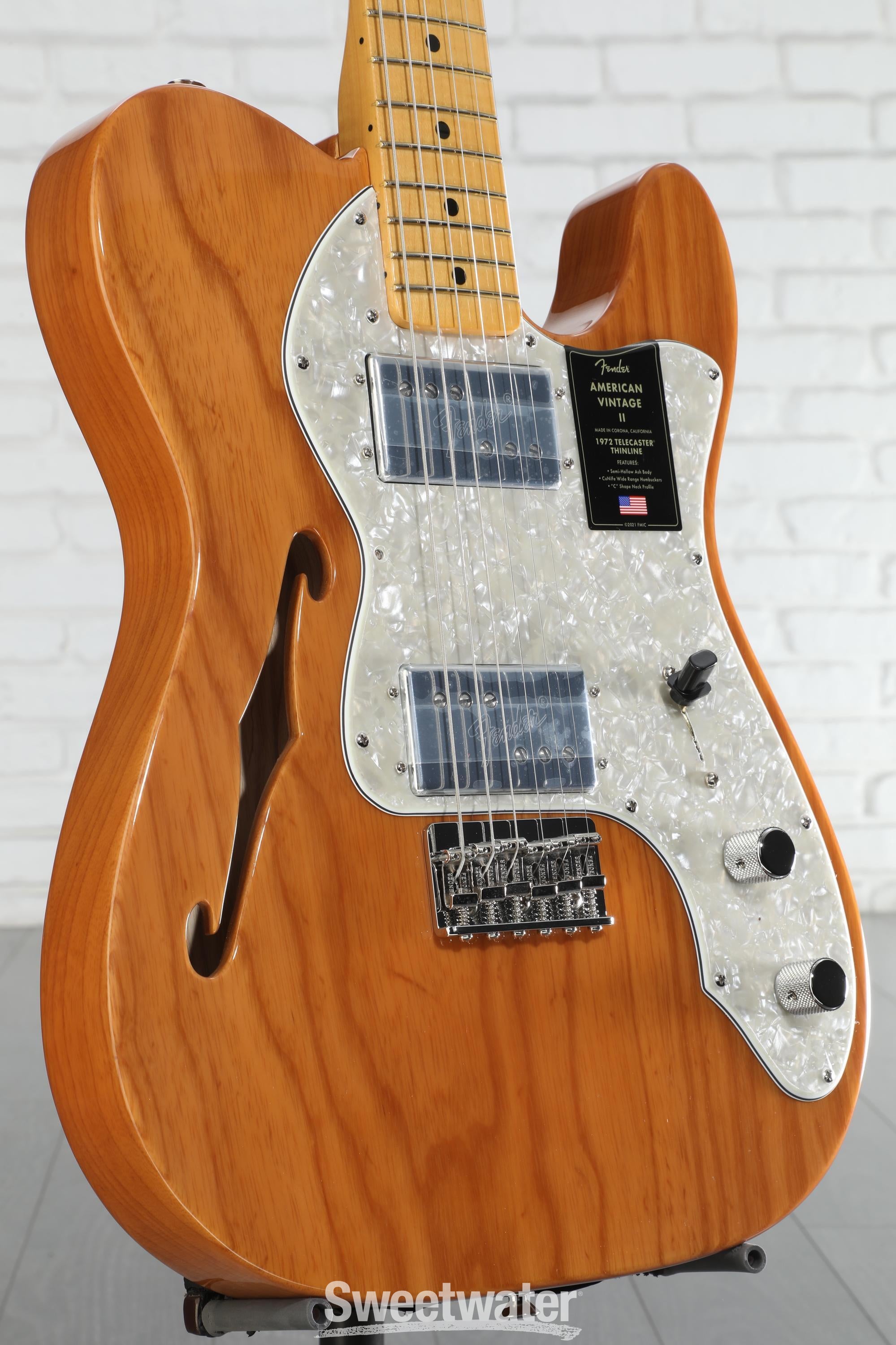 Fender American Vintage II 1972 Telecaster Thinline Electric