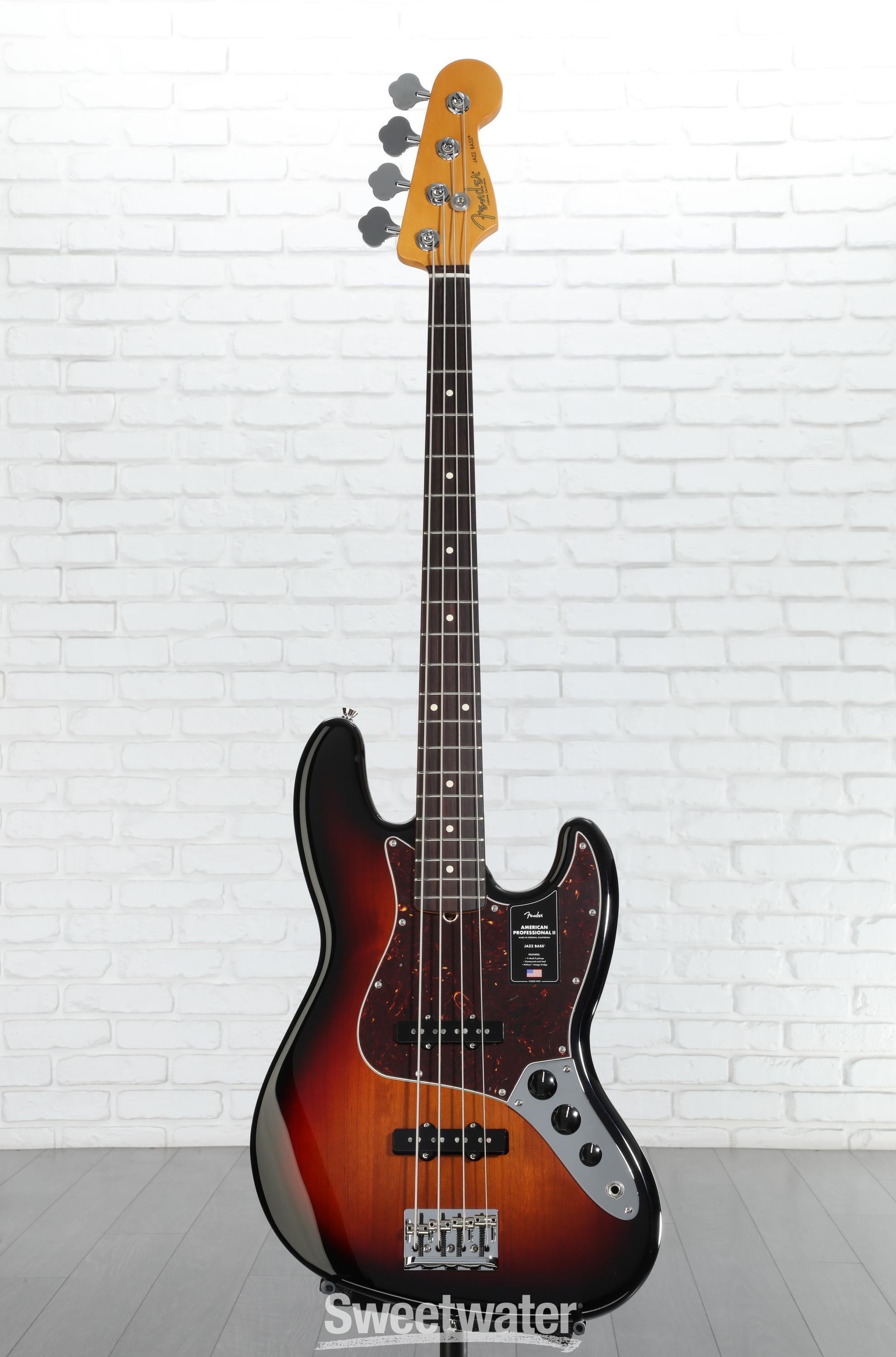 Fender American Professional II Jazz Bass - 3 Color Sunburst with