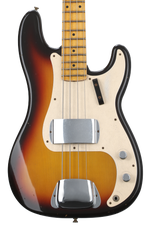 Photo of Fender Custom Shop '59 Precision Bass Journeyman Relic - Chocolate 3-color Sunburst