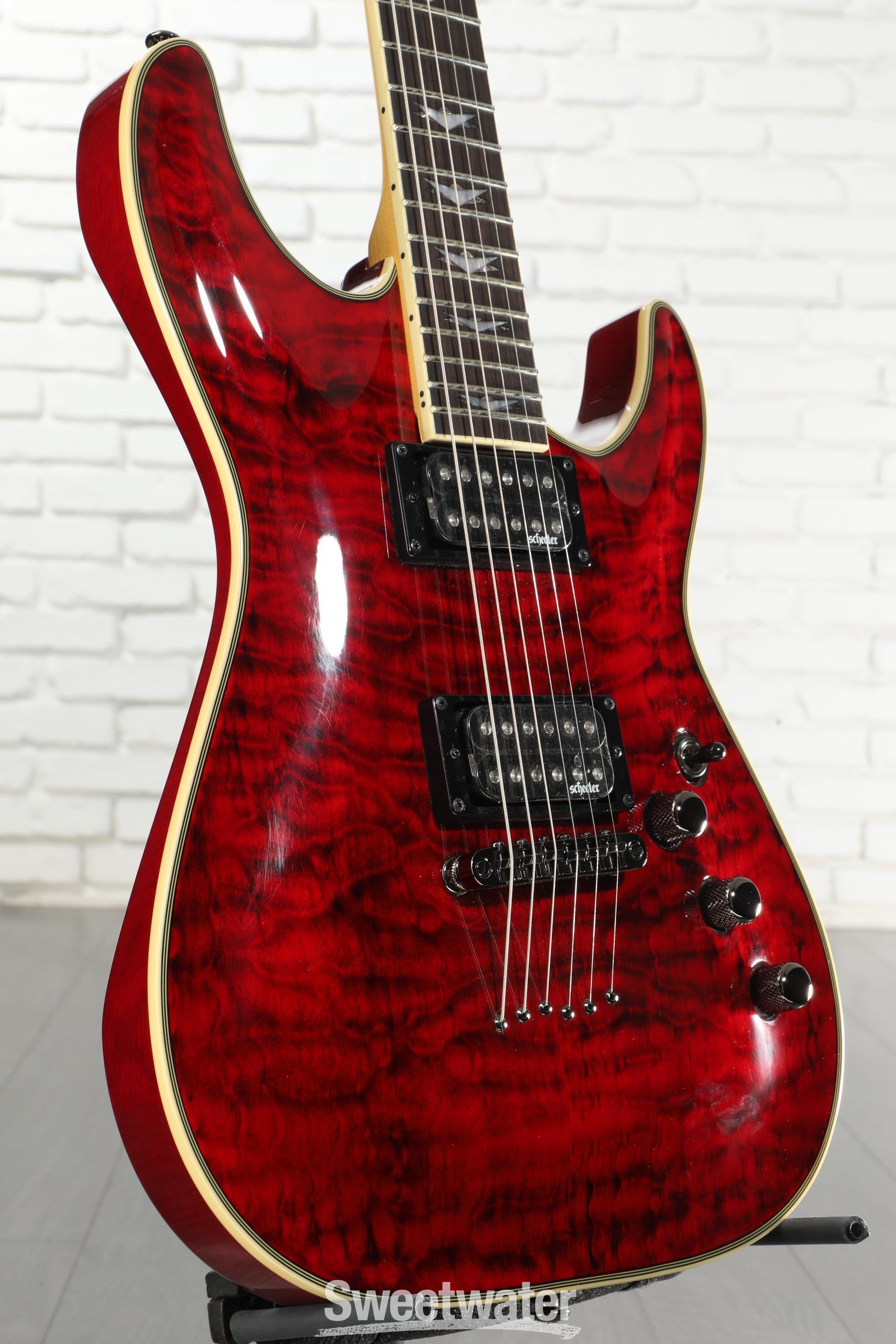 Schecter Omen Extreme-6 Electric Guitar - Black Cherry | Sweetwater