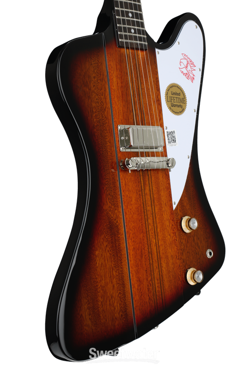 Epiphone Joe Bonamassa Treasure Firebird I Limited Edition Tobacco Sunburst Reviews Sweetwater