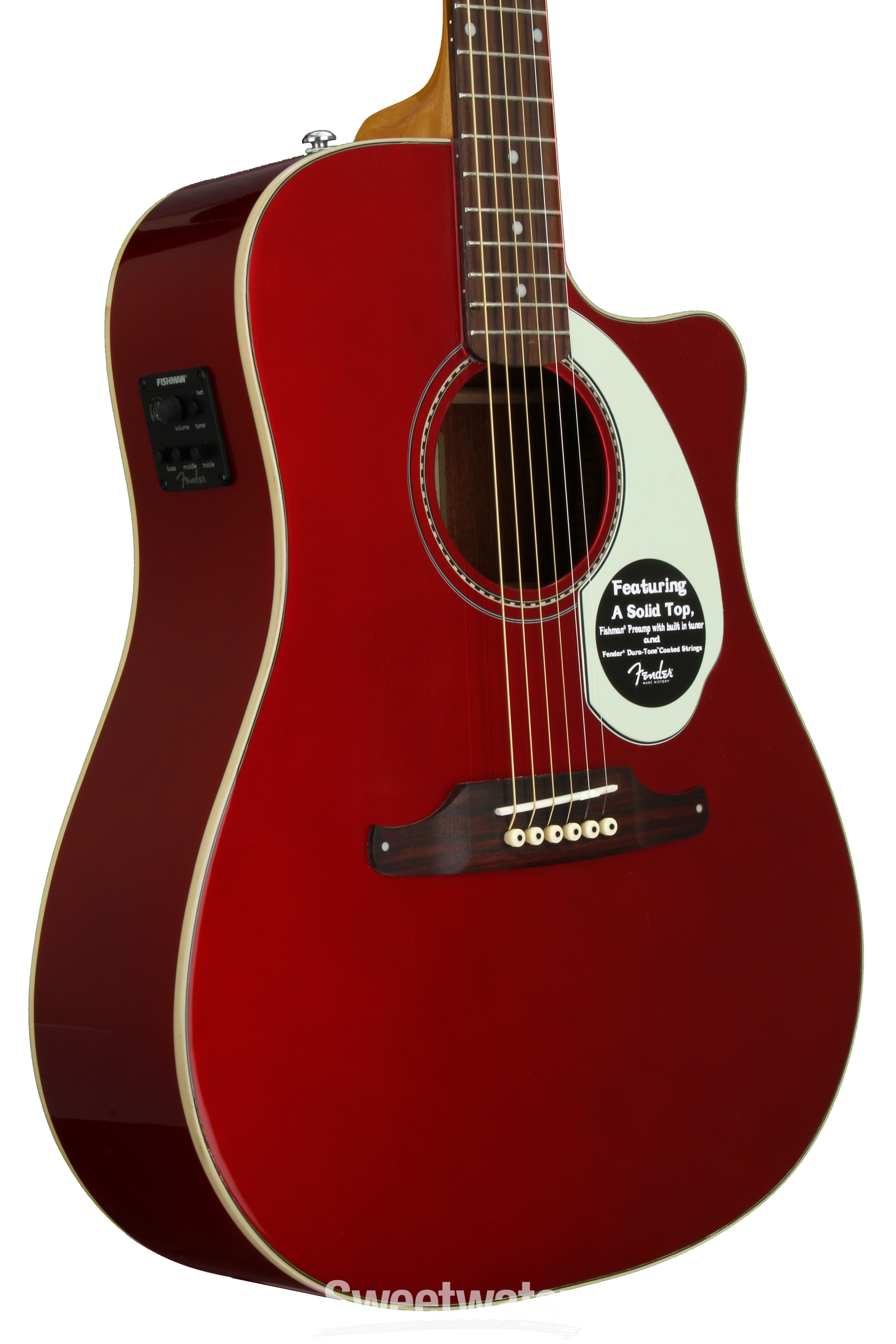 FENDER ★Fender Acoustic★SONORAN SCE Candy Apple Red (CAR) 2007年製 エレアコ フェンダー★