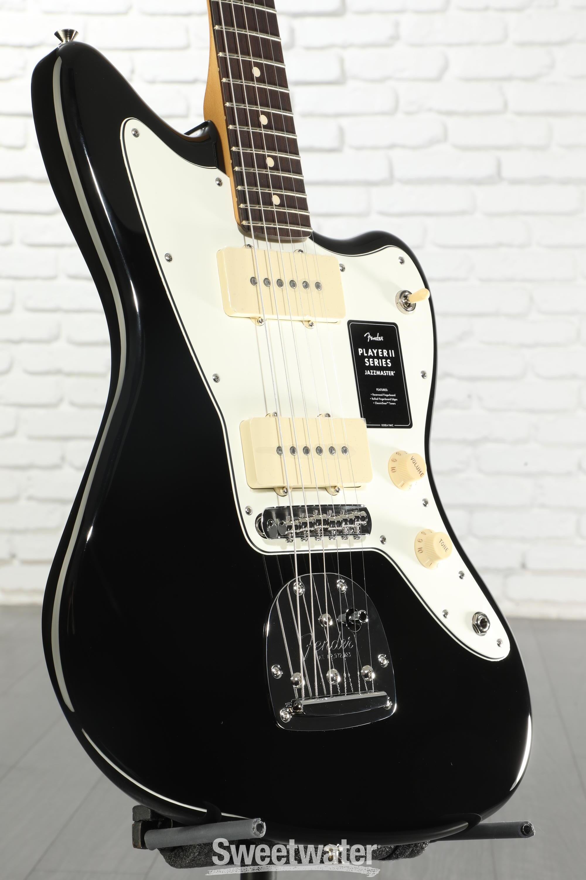 Fender Player II Jazzmaster Electric Guitar - Black | Sweetwater
