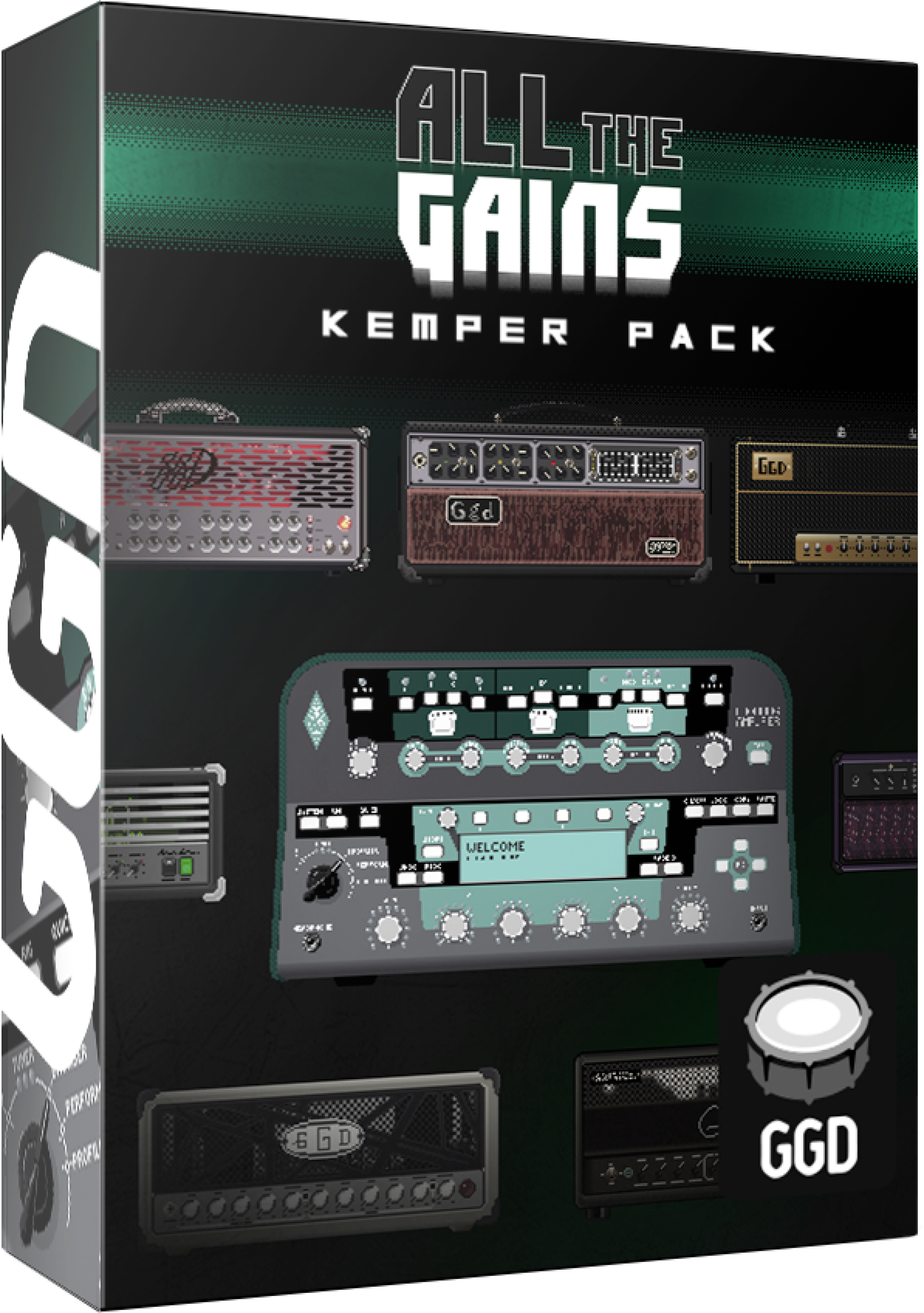 GetGood Drums All The Gains: Kemper Pack | Sweetwater