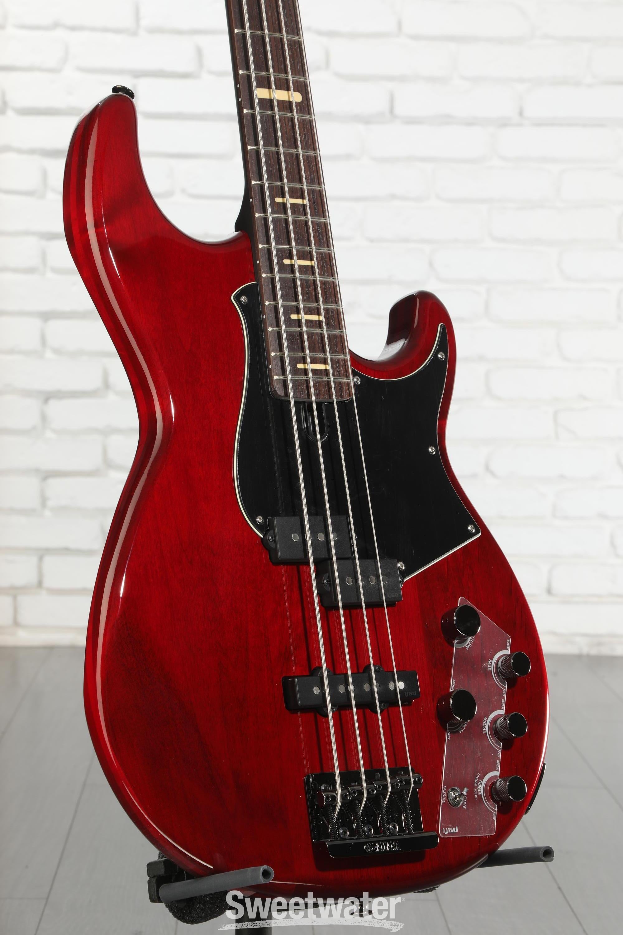 Yamaha BB734A 4-string Bass Guitar - Fired Red | Sweetwater