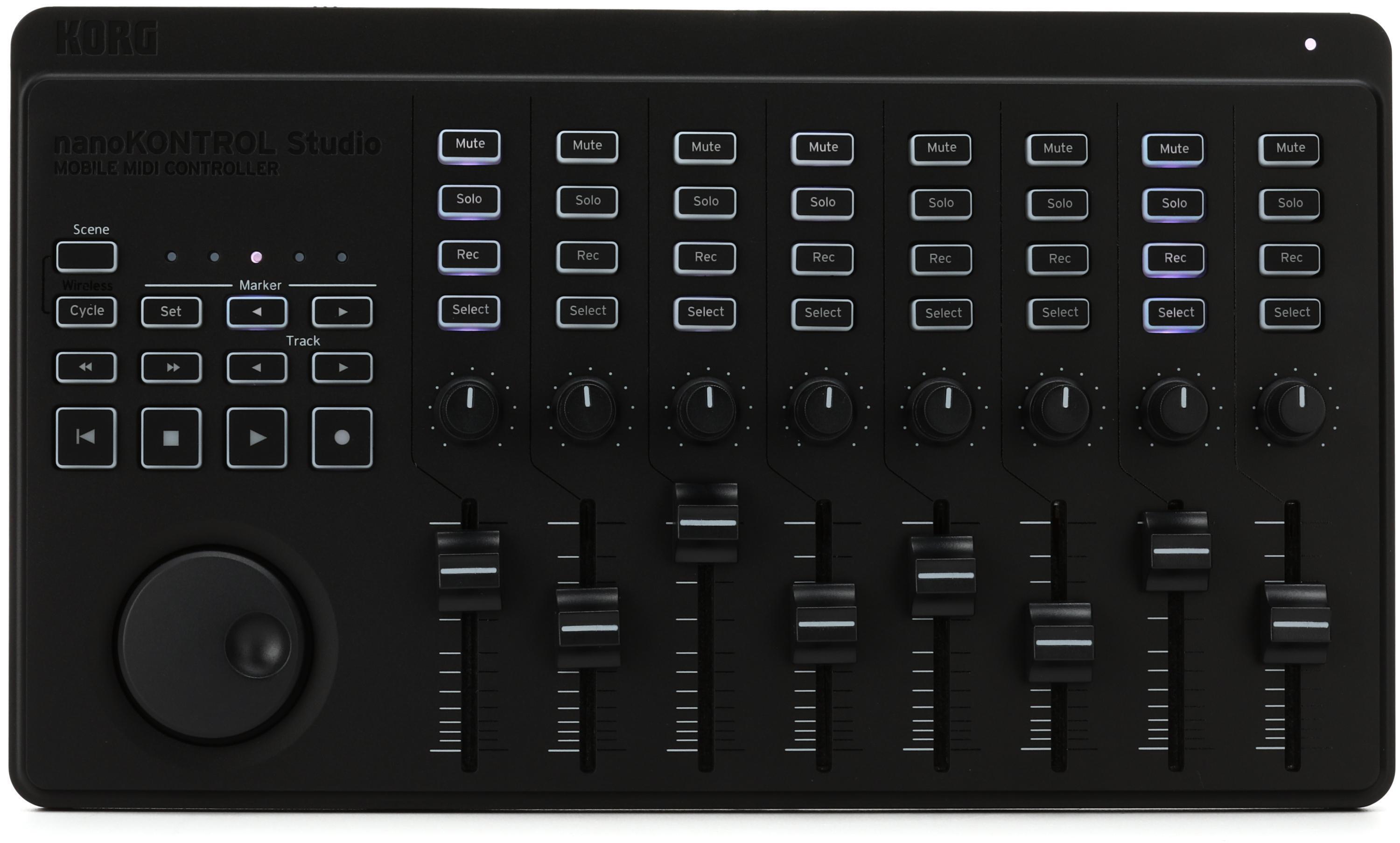 Korg nanoKEY Studio Bluetooth/USB MIDI and Pad Controller | Sweetwater