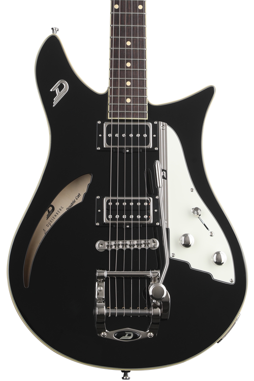 ギター Duesenberg Duesenberg Double Cat Electric Guitar - Black | Sweetwater