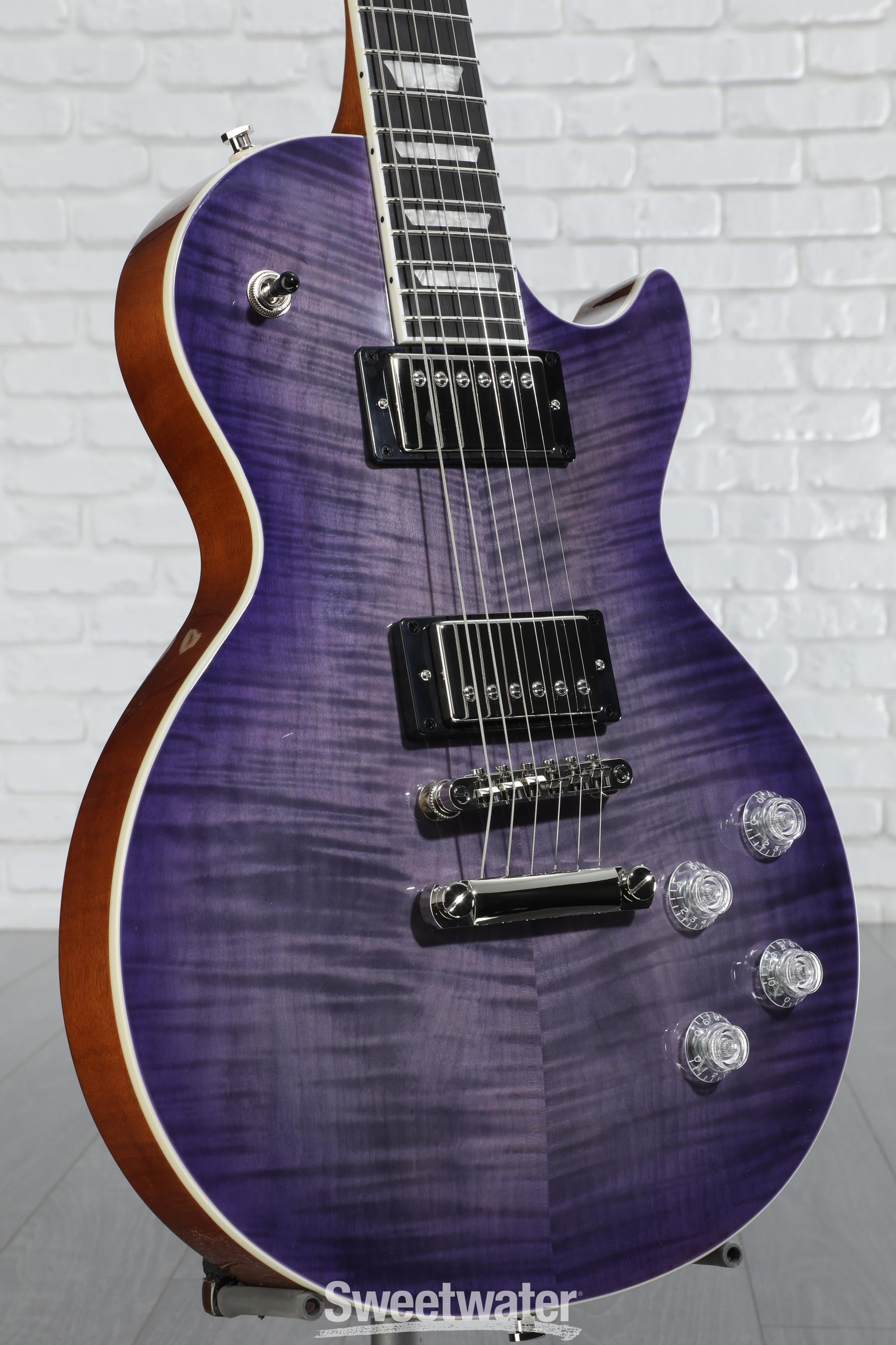 【極美品】Epiphone Les Paul Standard Purple Epiphone Les Paul Modern Figured in Purple Burst