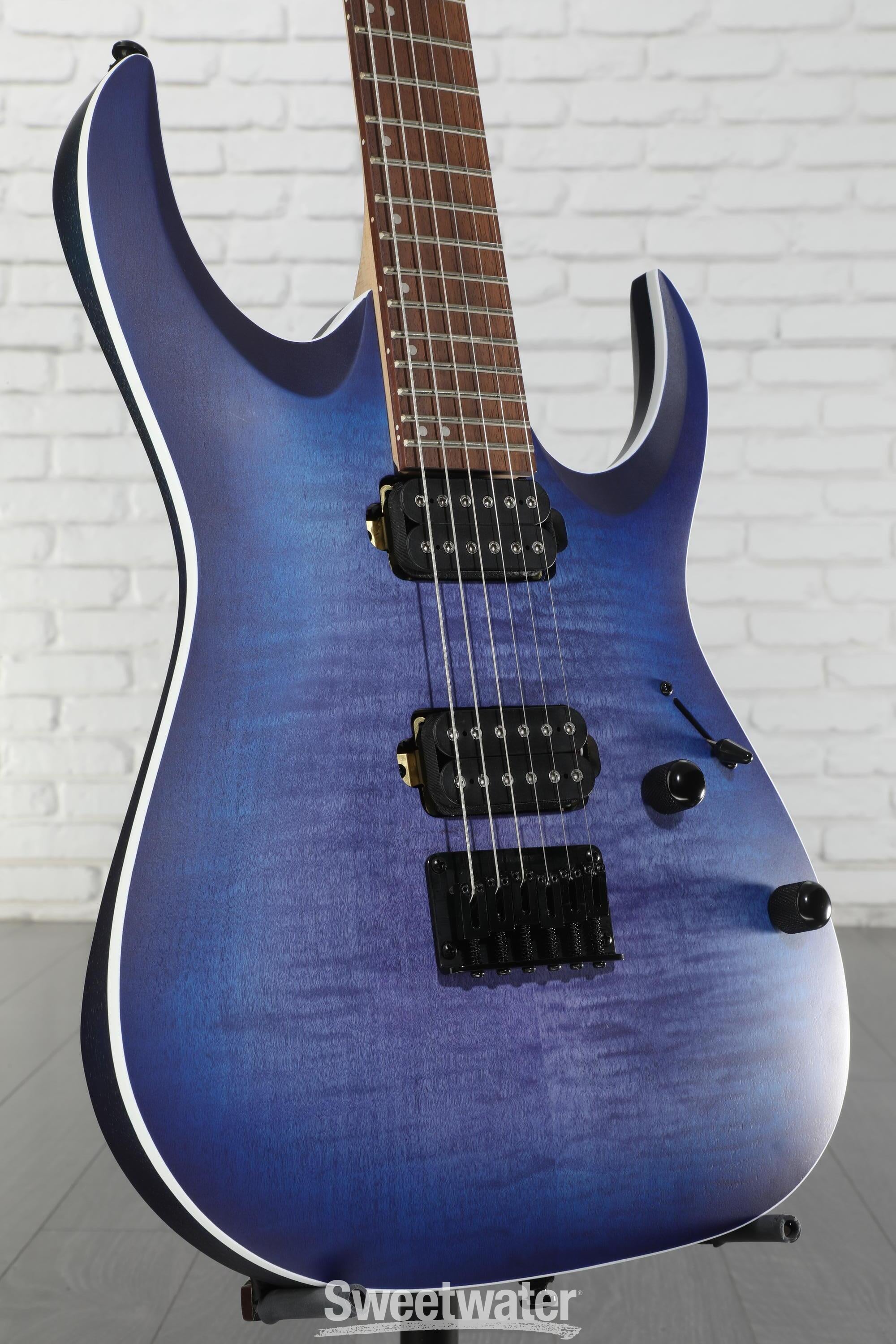 Ibanez RGA42FM - Blue Lagoon Burst Flat | Sweetwater
