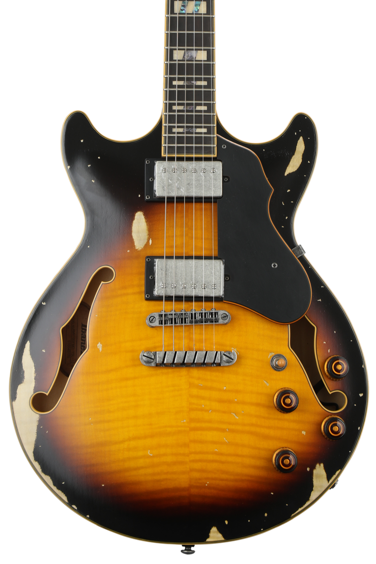 Ibanez Artstar Vintage AMV100FMD - Yellow Sunburst Low Gloss