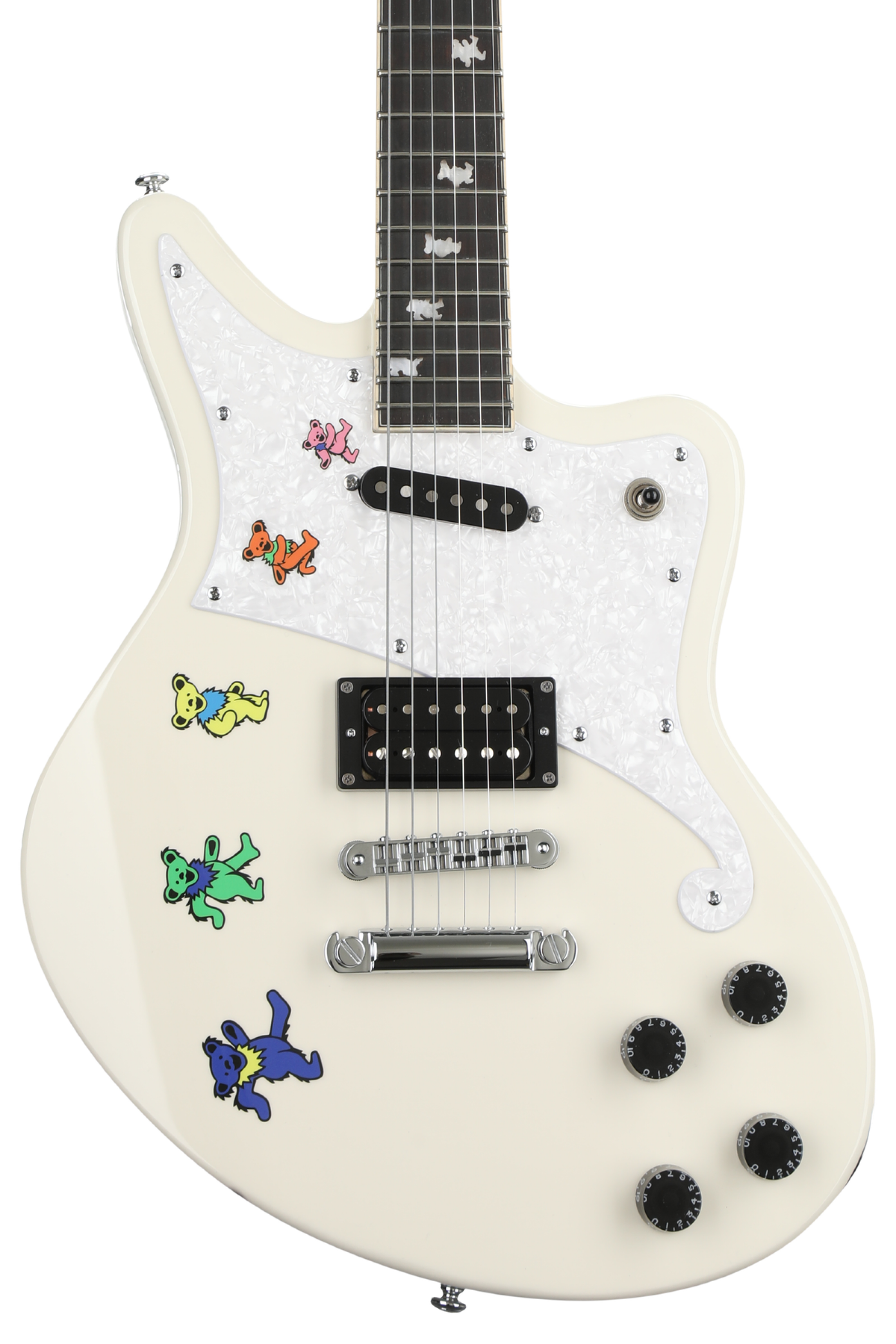 D'Angelico Premier Grateful Dead Bedford - Antique White | Sweetwater