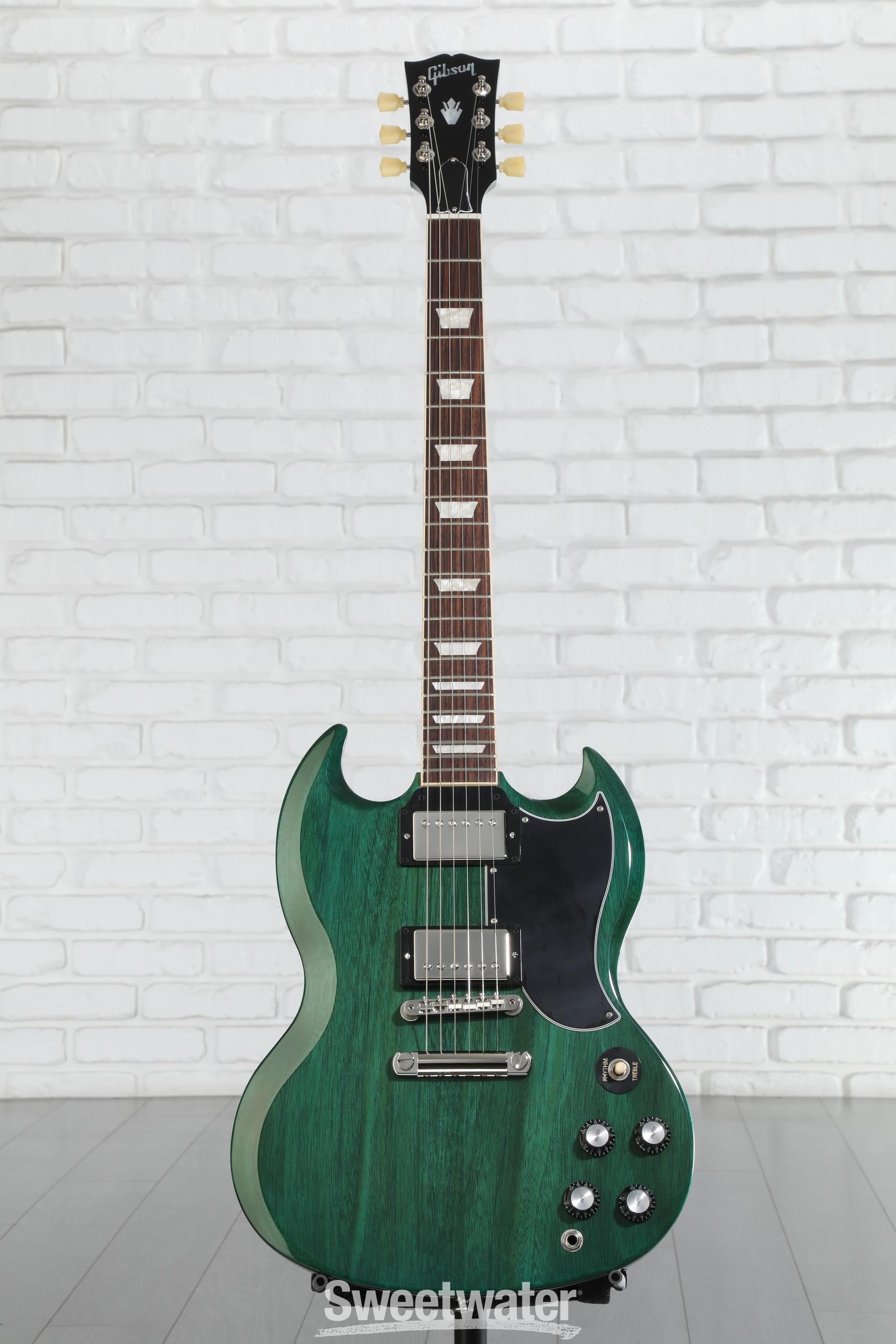 Gibson SG Standard '61 Electric Guitar - Translucent Teal | Sweetwater
