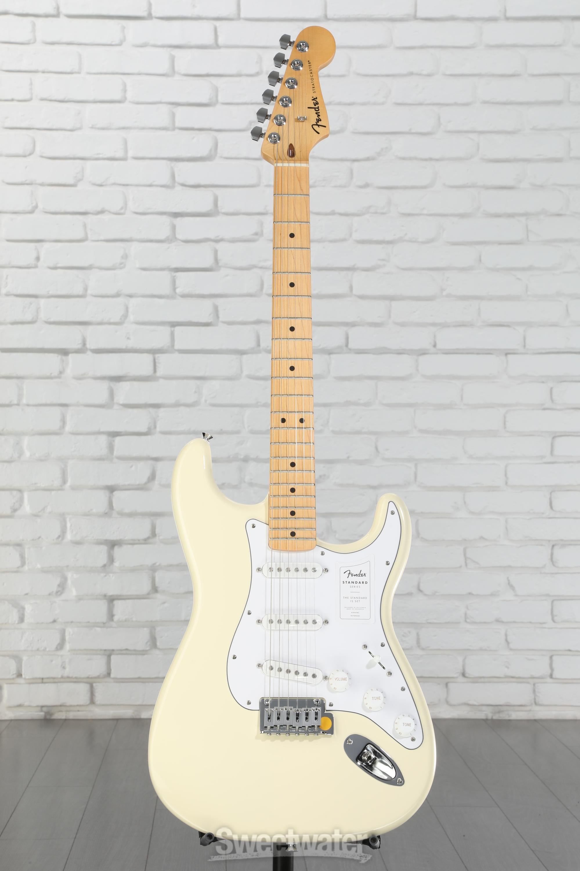 Fender Standard Stratocaster Electric Guitar - Olympic White