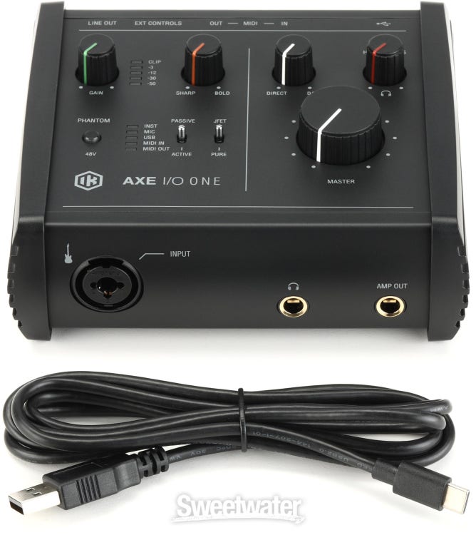 IK Multimedia AXE IO ONE Interfaz De Audio USB-C De 1 canal – MusicLand