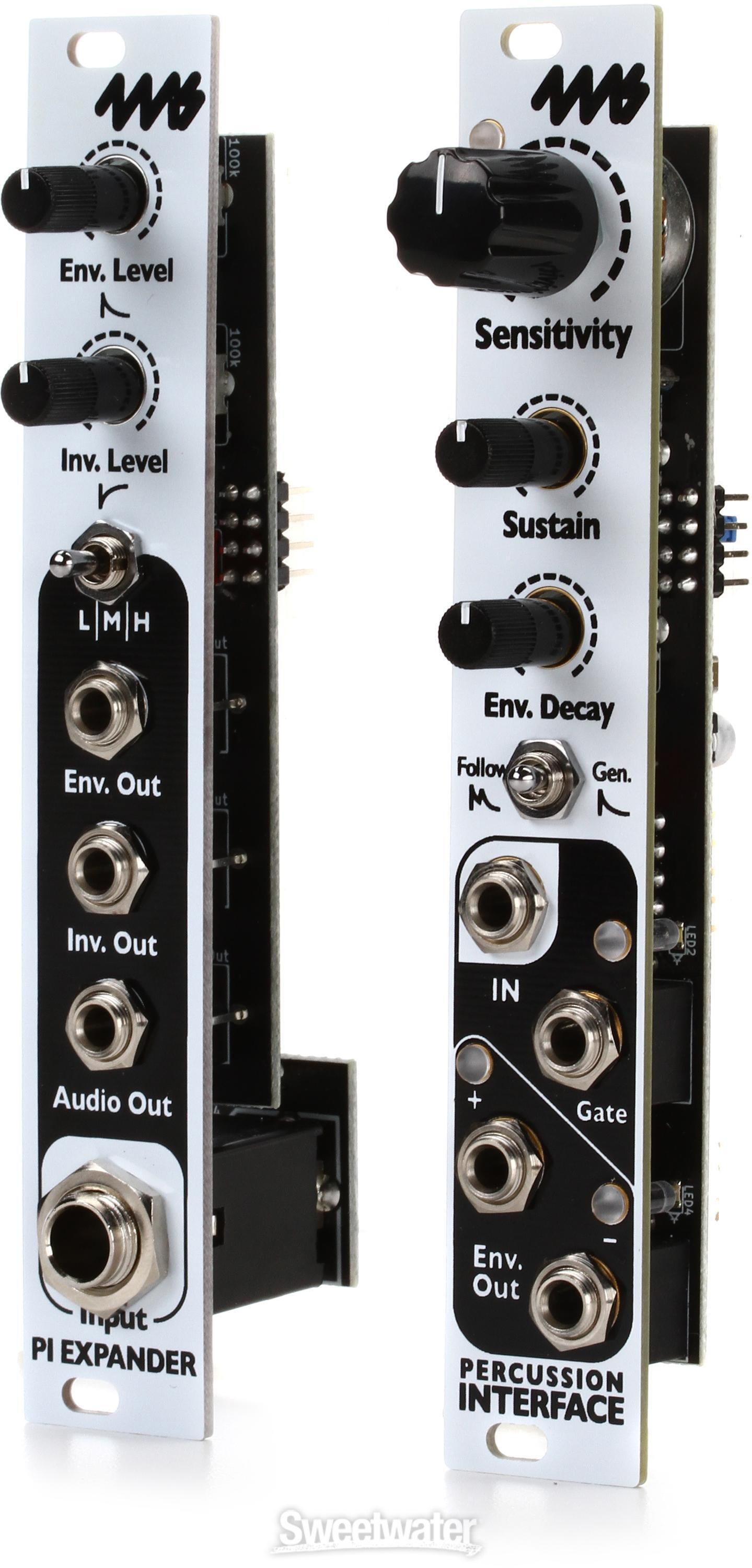 Percussion Interface and PI Expander Eurorack Modules - Sweetwater