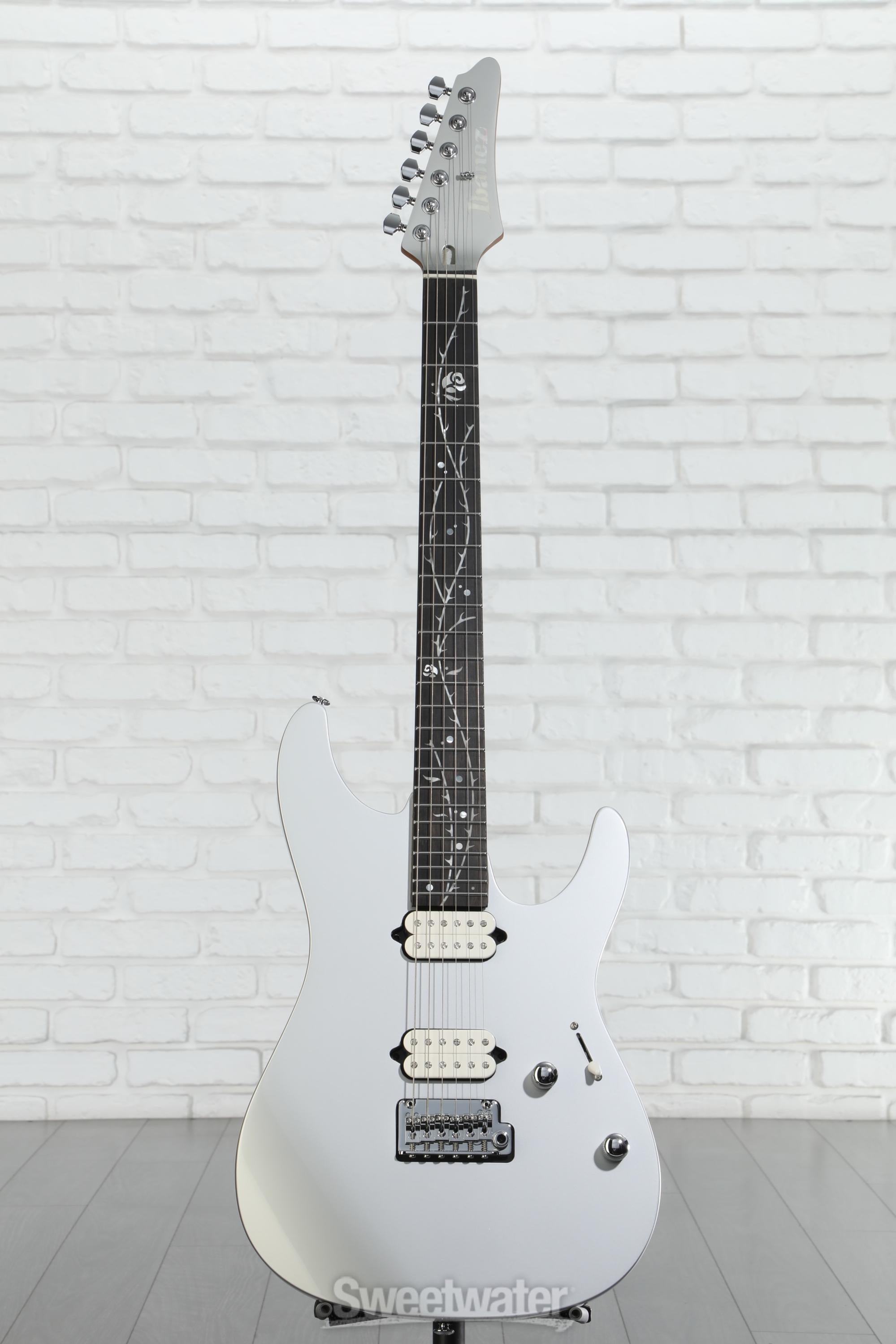 Ibanez TOD10 Tim Henson Signature Electric Guitar - Classic Silver