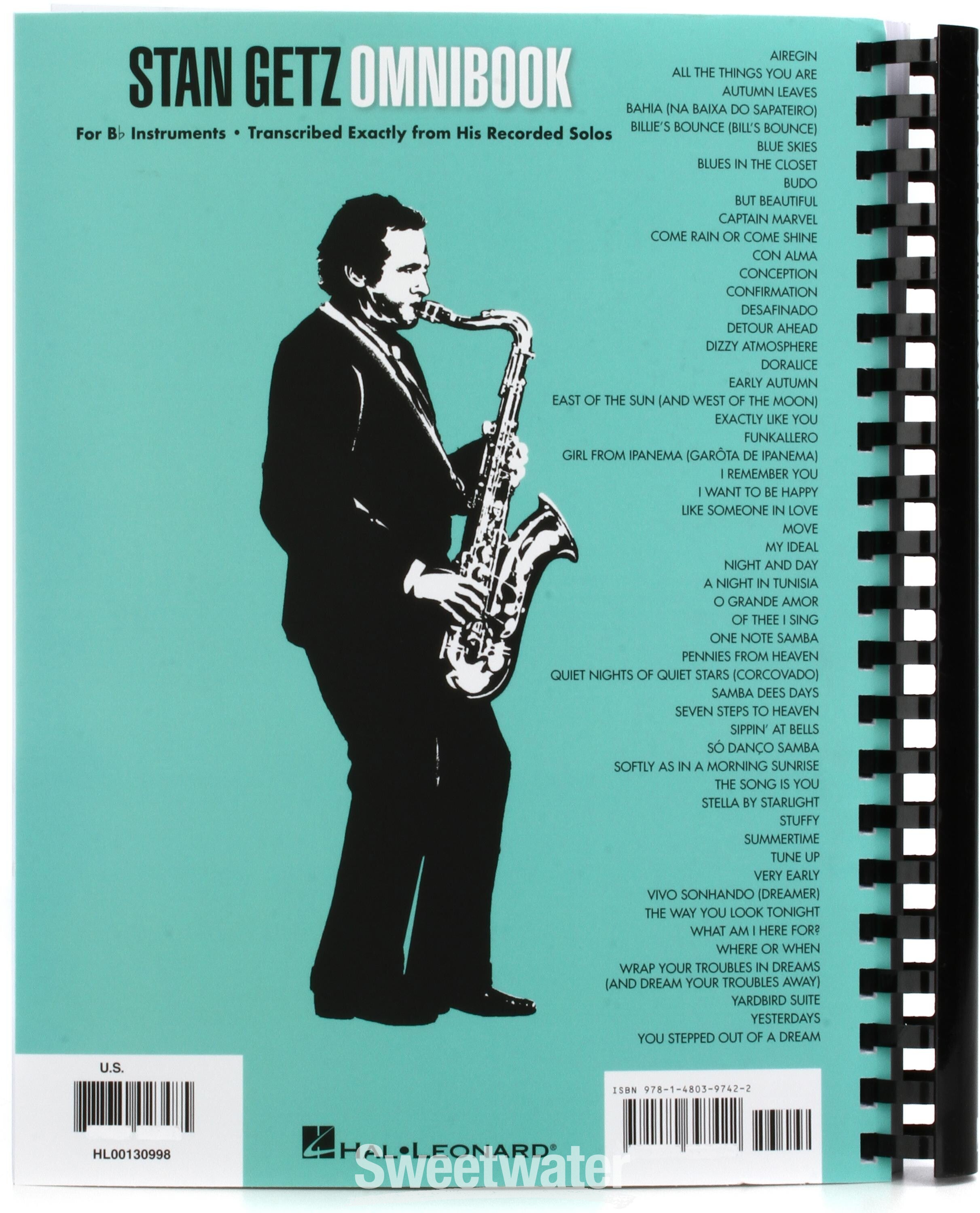 Hal Leonard Stan Getz Omnibook - Bb Instruments | Sweetwater