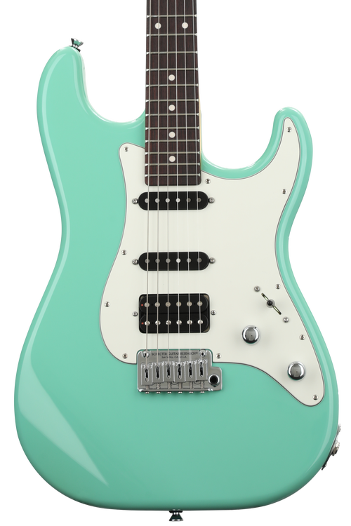 Schecter USA Traditional HSS Electric Guitar - Seafoam Green