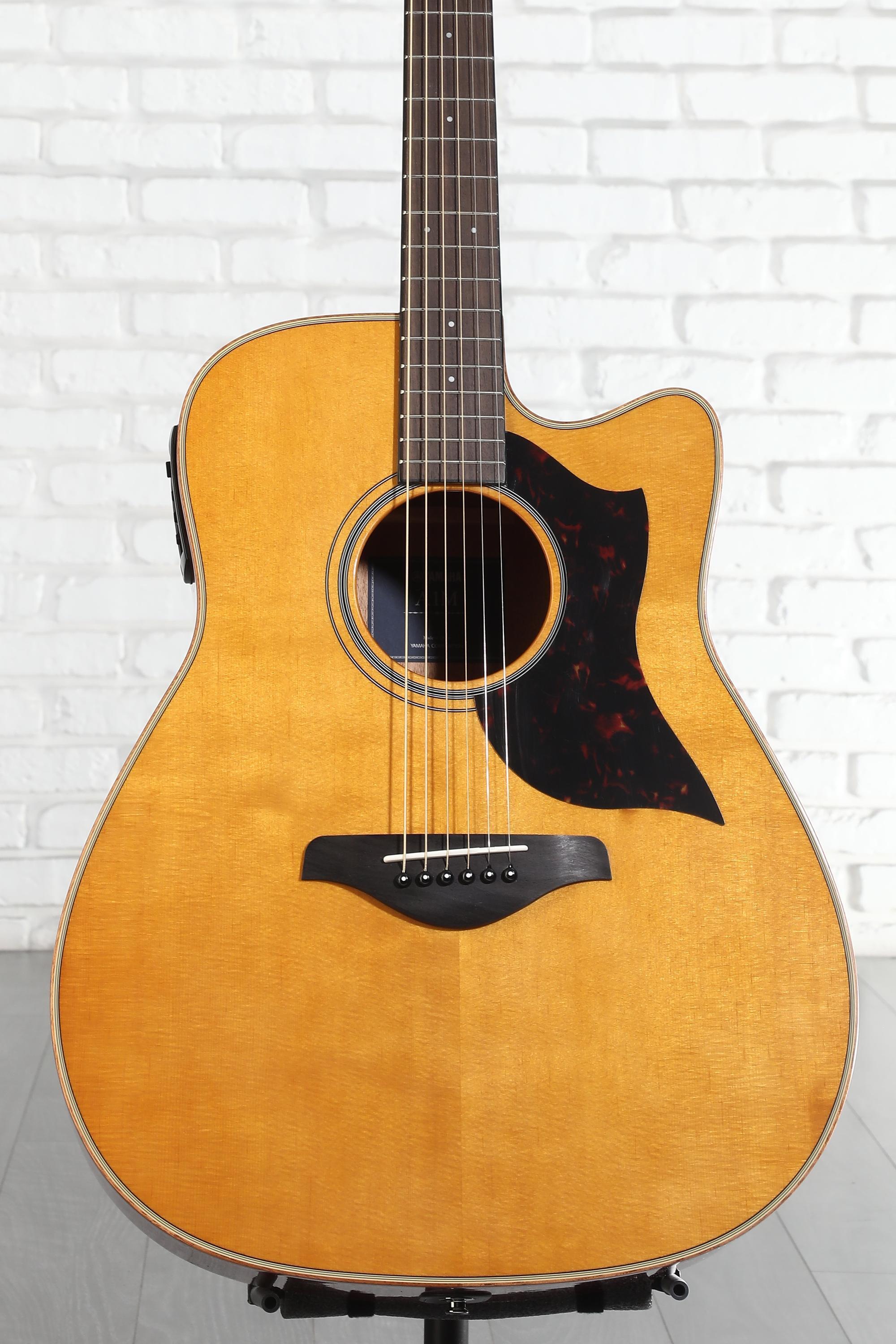 Yamaha A1M Acoustic-electric Guitar - Vintage Natural | Sweetwater