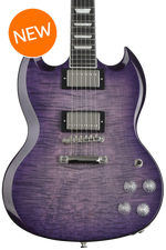Photo of Epiphone SG Modern Figured Electric Guitar - Purple Burst