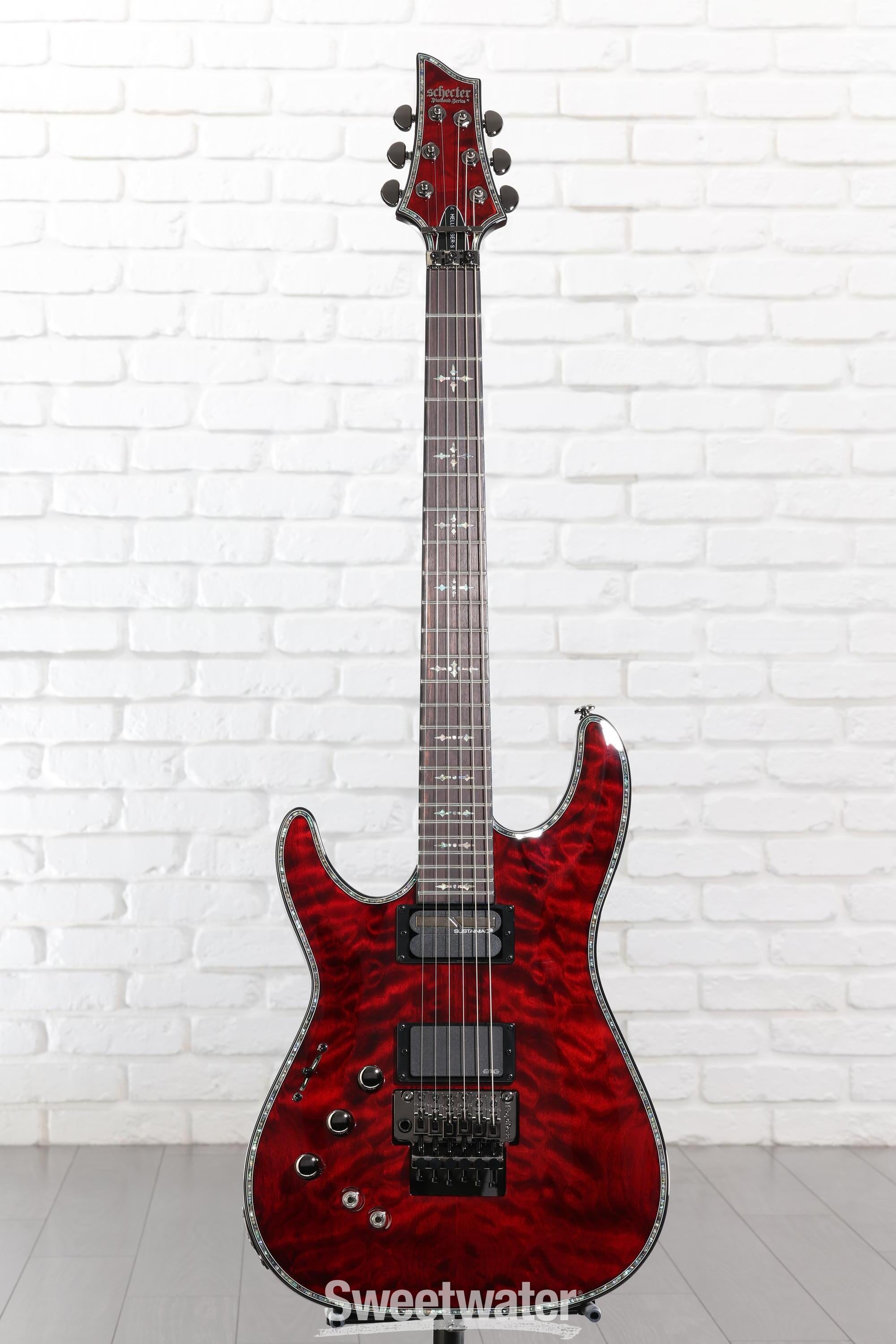 Schecter Hellraiser C-1 FR-S Left-handed - Black Cherry | Sweetwater