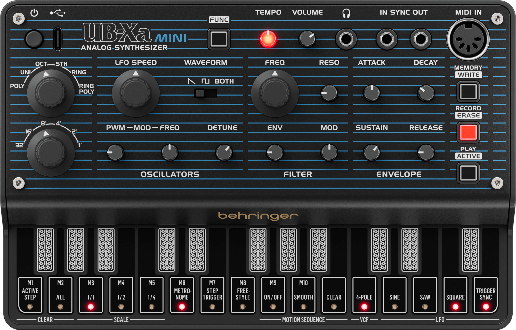 Behringer UB-Xa Mini Analog Synthesizer | Sweetwater
