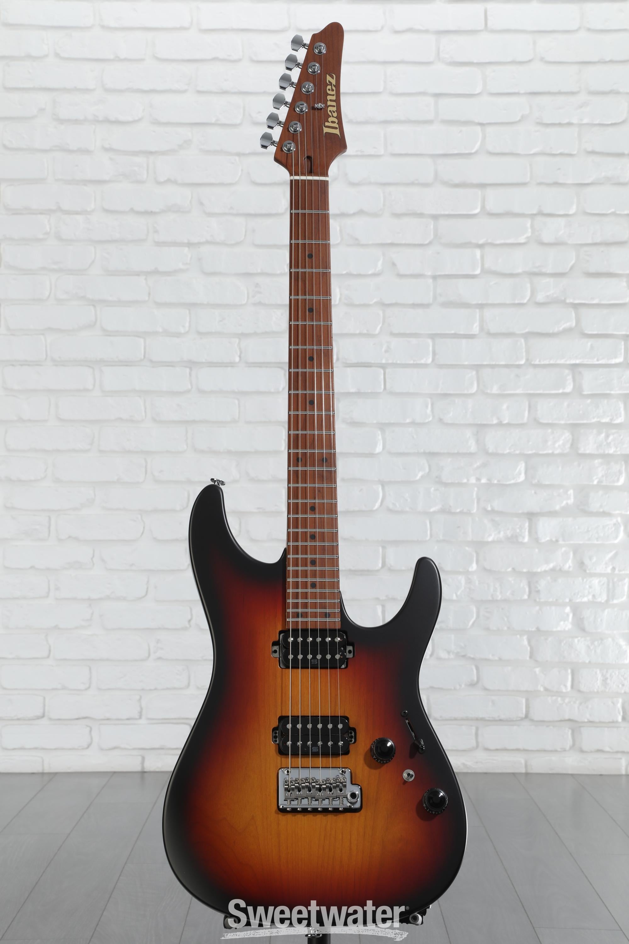 Ibanez Prestige AZ2402 Electric Guitar - Tri Burst Fade Flat