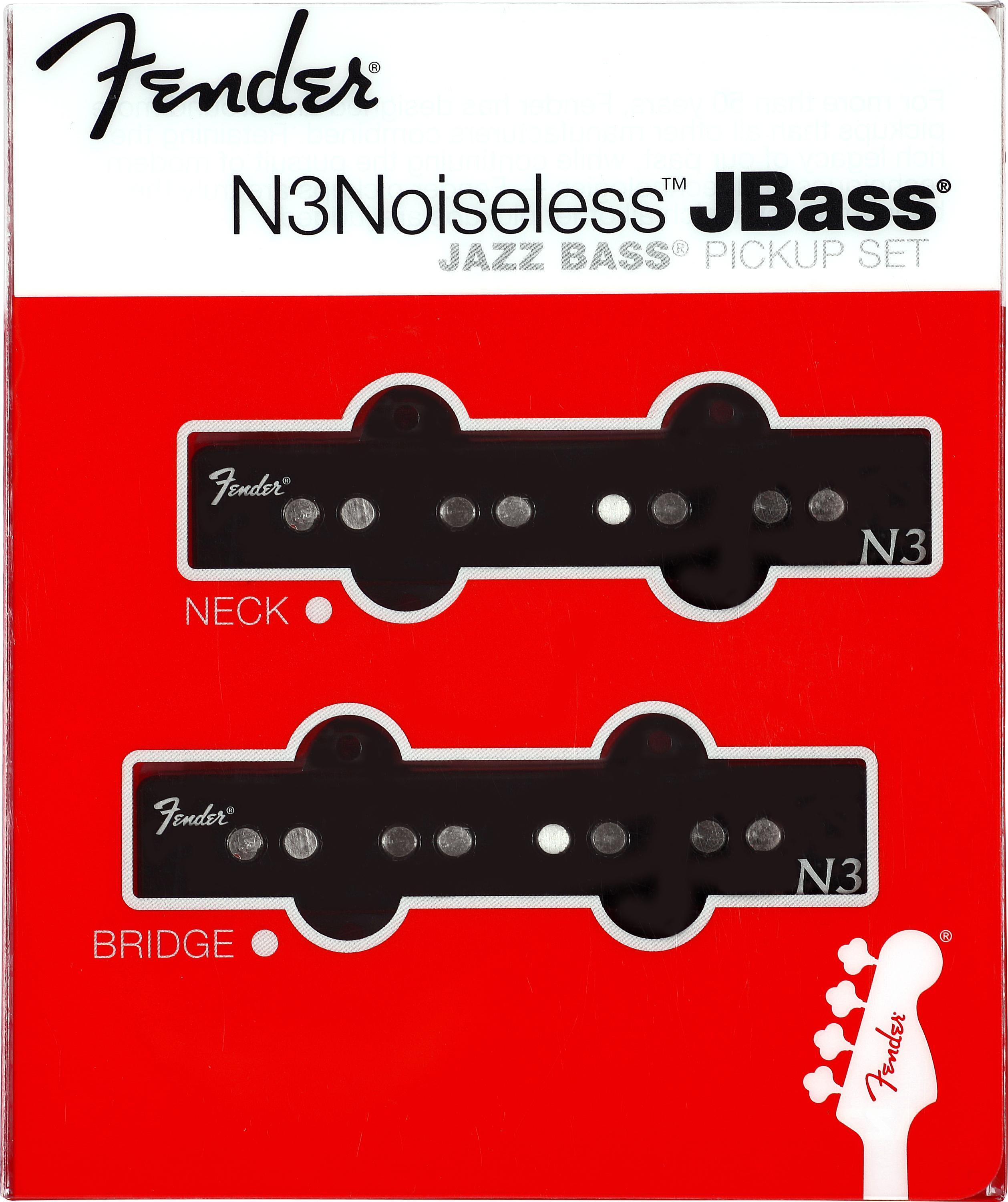 Fender N3 Noiseless J Bass Noiseless Jazz Bass Pickup 2-piece Set