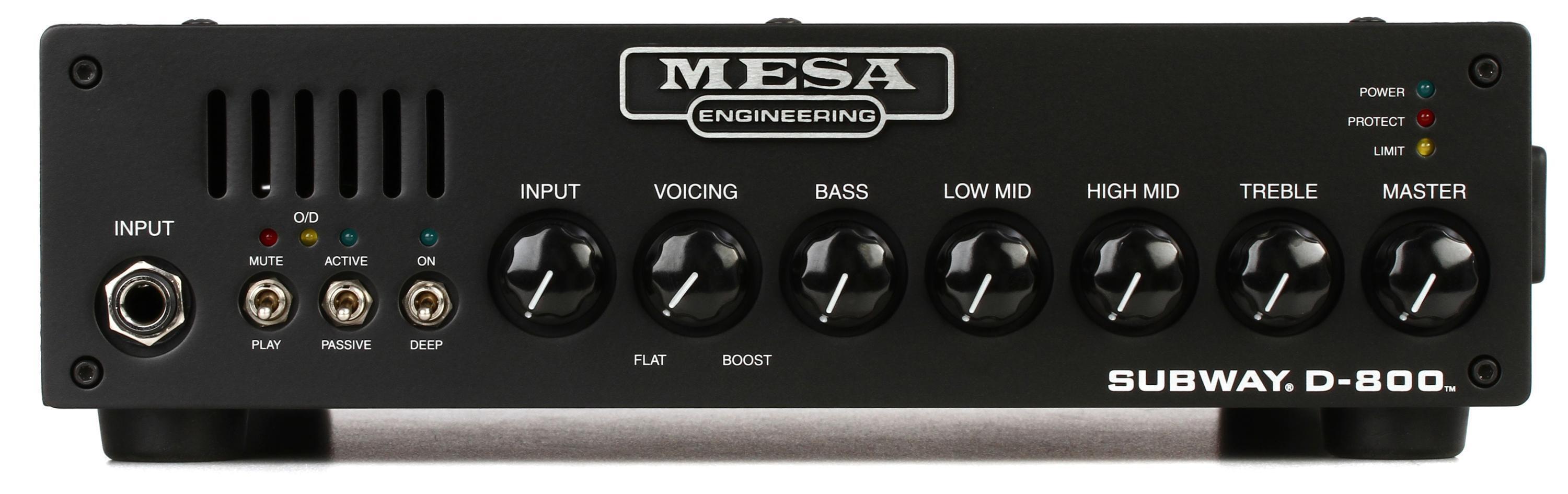Mesa/Boogie Subway D-800 Lightweight 800-watt Bass Head | Sweetwater