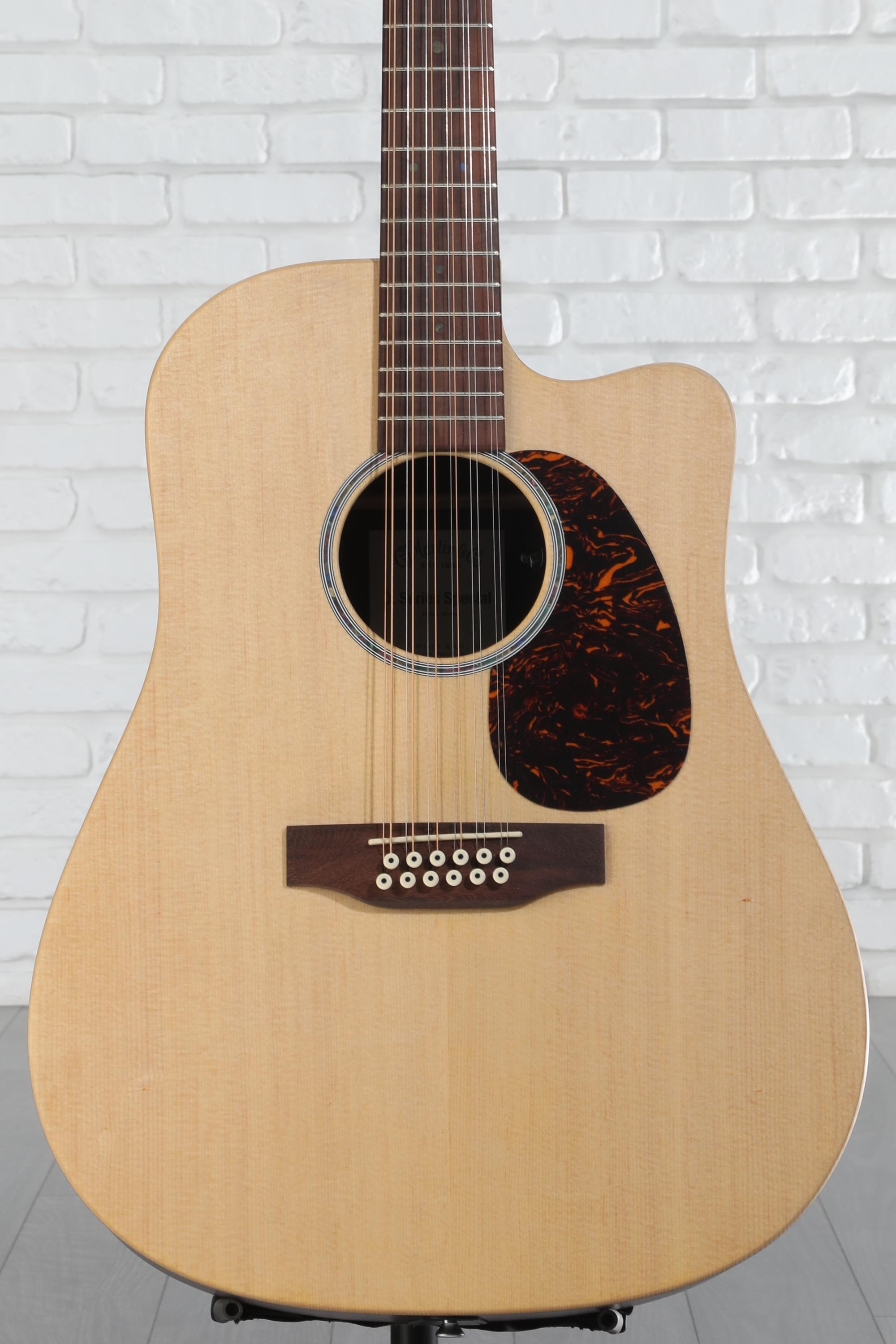 ギター martin & co. DRSG Martin DC-X2E 12-string Acoustic-electric Guitar - Brazilian