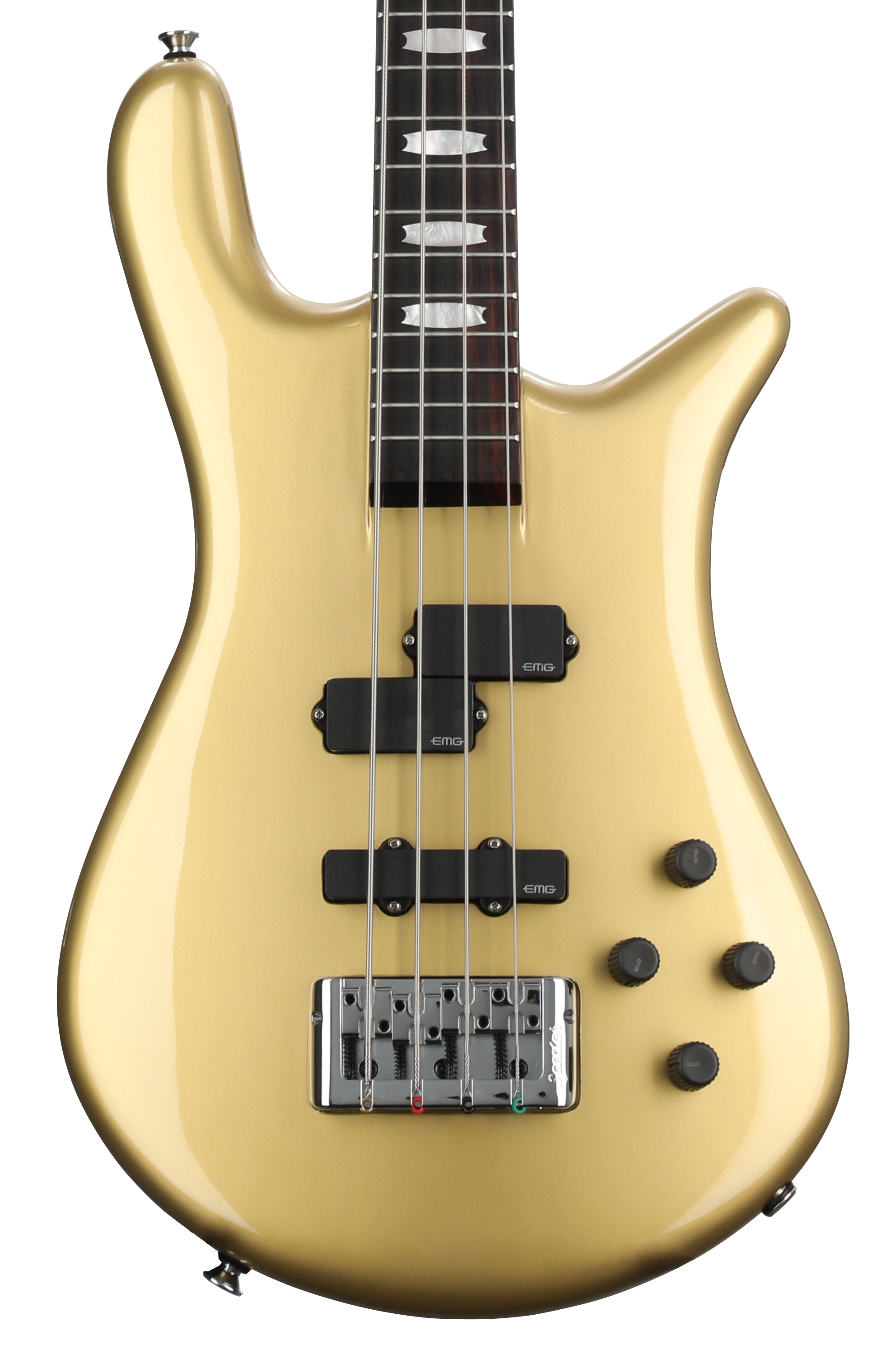 Spector Euro 4 Classic Bass Guitar - Metallic Gold Gloss