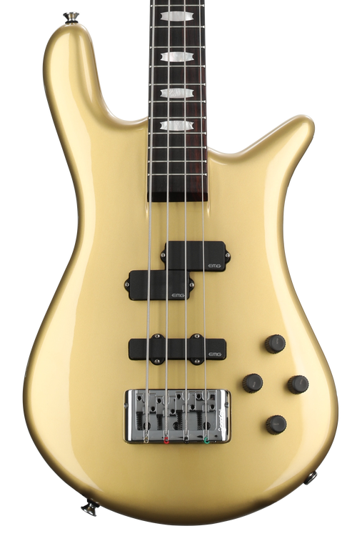 Spector Euro 4 Classic Bass Guitar - Metallic Gold Gloss