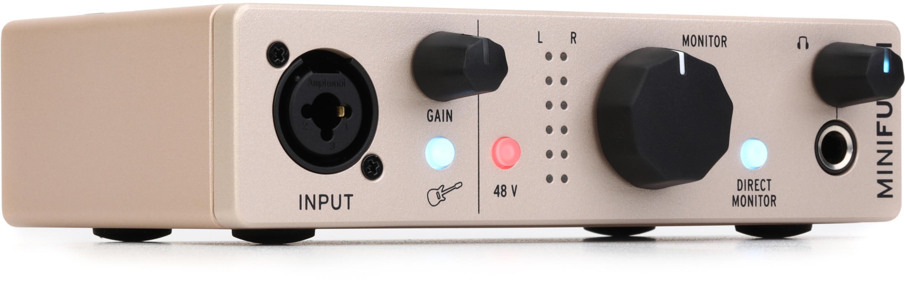 DTM・DAW ARTURIA Minifuse1 Arturia MiniFuse 1 USB Audio Interface, Black | Music & Arts