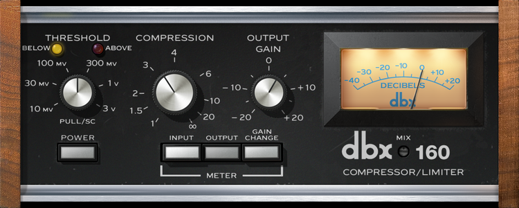 Universal Audio UAD dbx 160 Compressor/Limiter Plug-in | Sweetwater