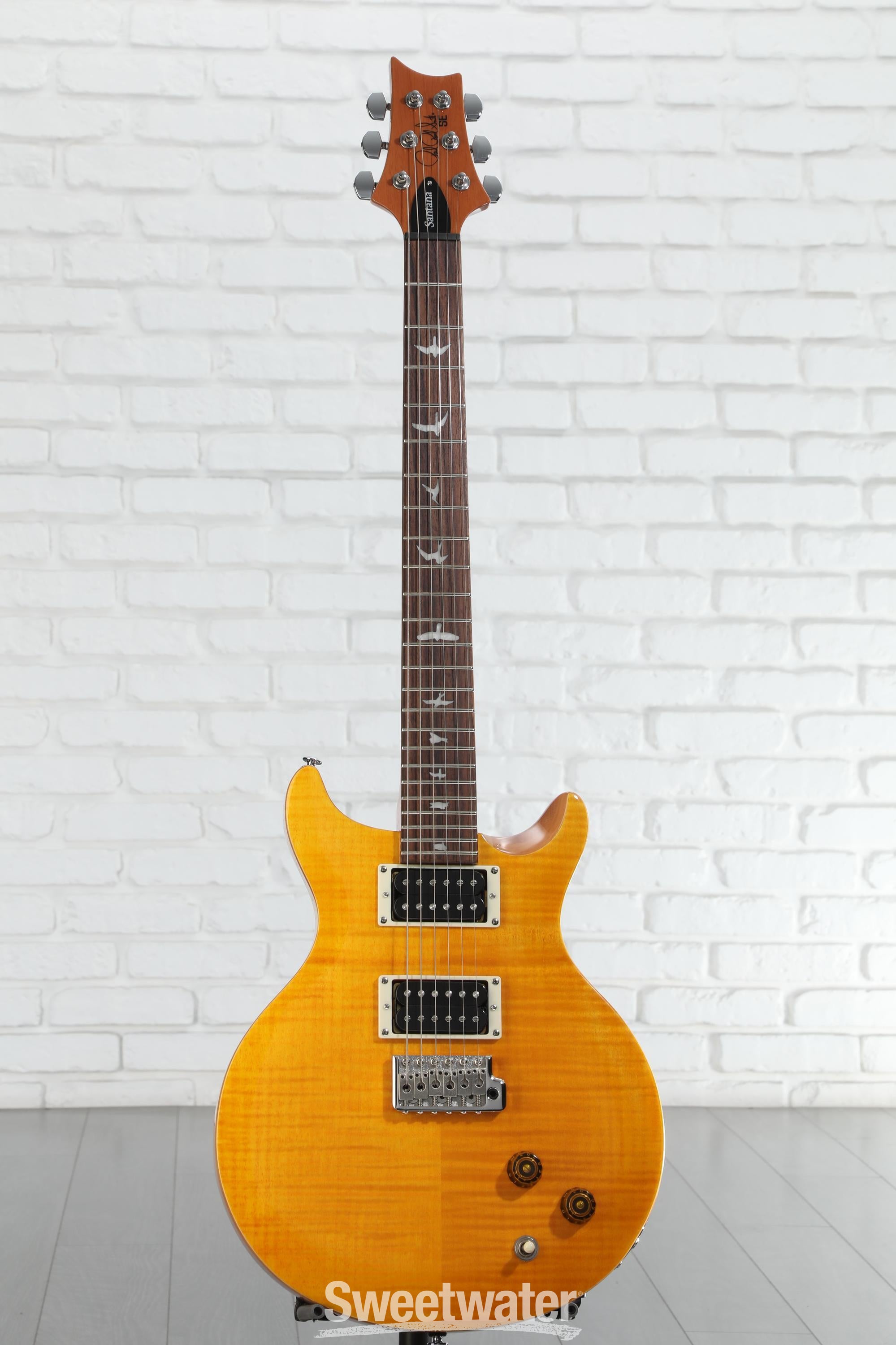 PRS SE Santana Electric Guitar - Santana Yellow | Sweetwater
