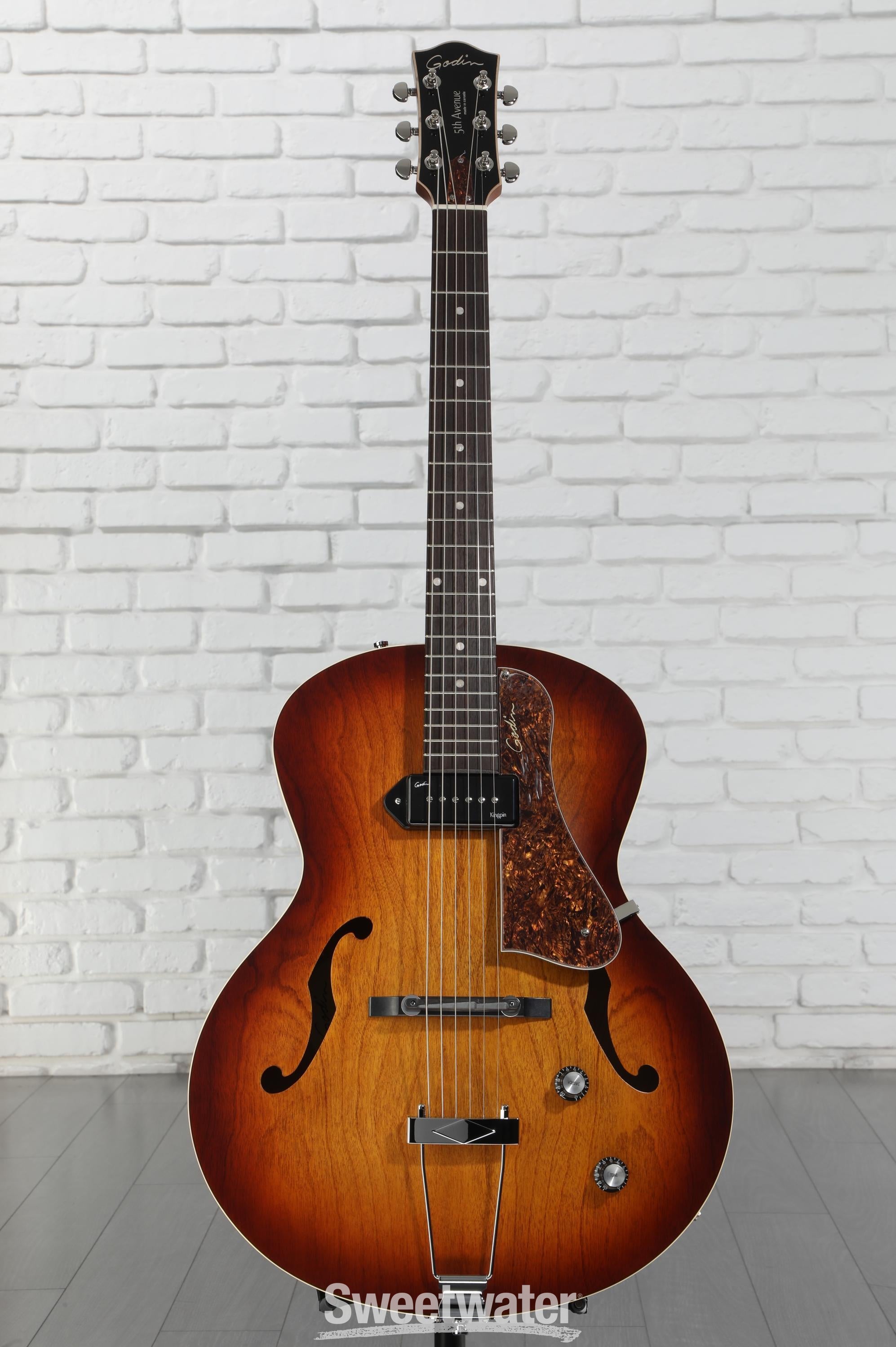 ギター Godin 5th Avenue Godin 5th Avenue Kingpin Archtop Hollowbody Electric Guitar