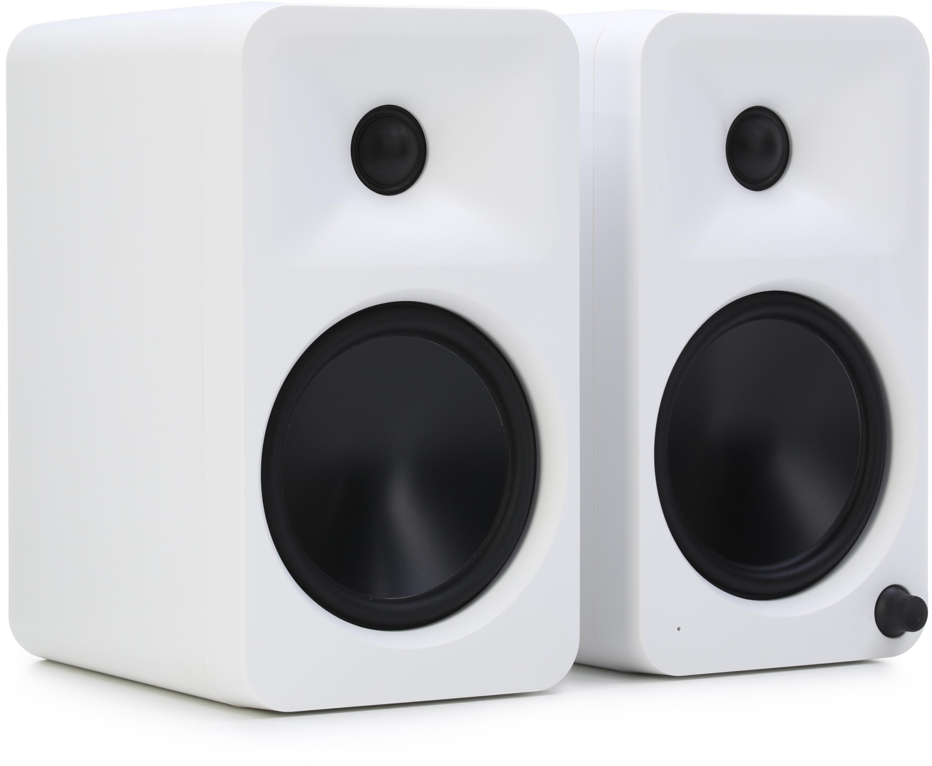 Kanto Audio Ora 4 Powered Bookshelf Speakers - White | Sweetwater