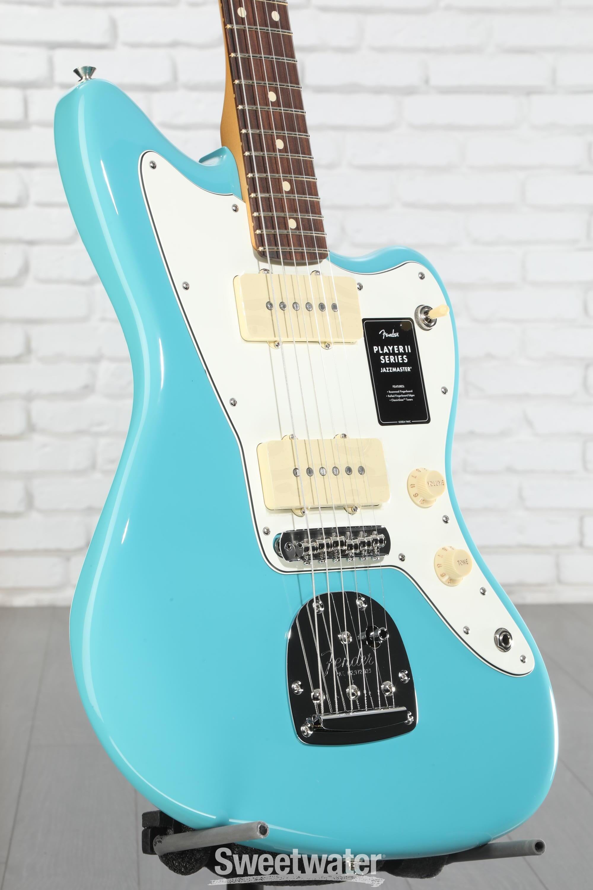 Fender Player II Jazzmaster Electric Guitar - Aquatone Blue
