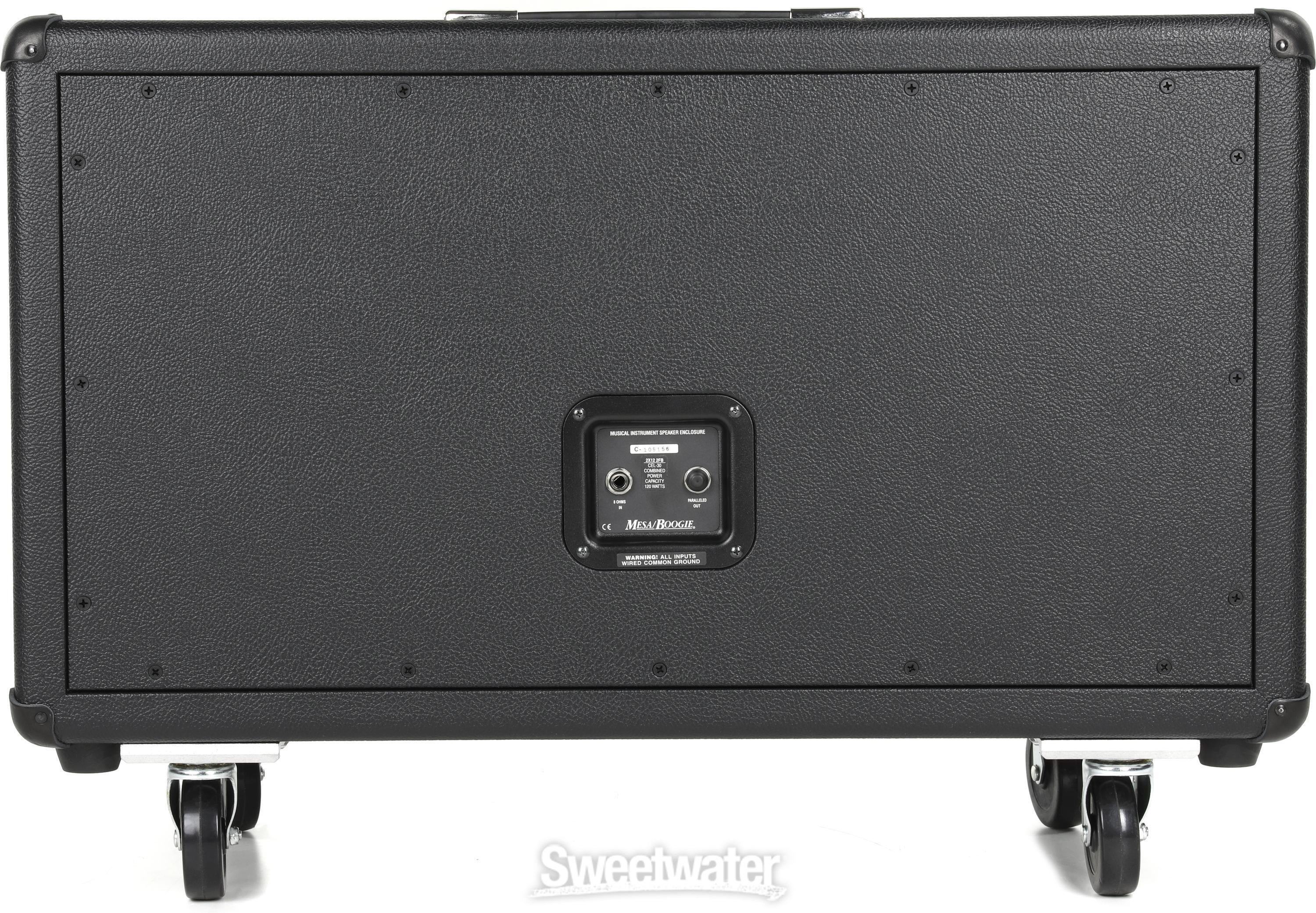 Mesa/Boogie Rectifier Horizontal 2 x 12-inch 120-watt Horizontal Extension  Cabinet - Black
