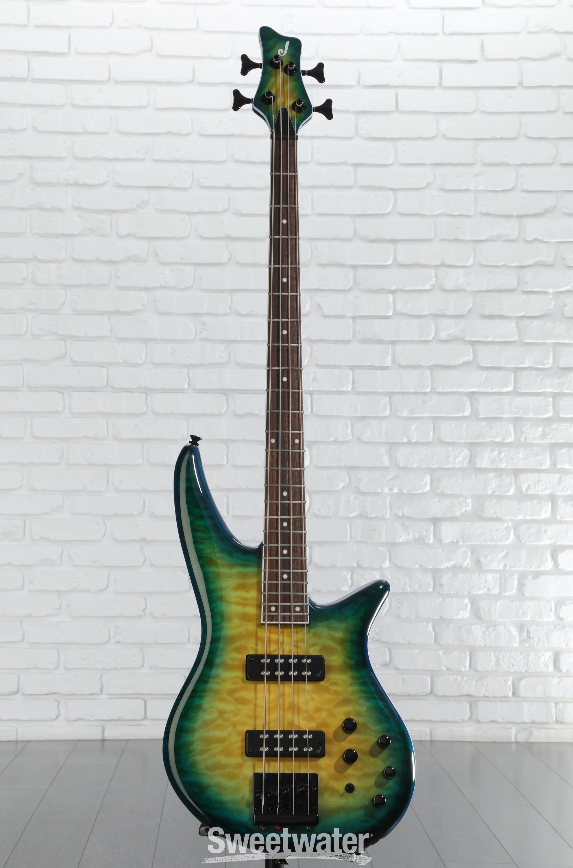 BECK Jackson X Series Spectra Bass SBXQ IV - Amber Blue Burst