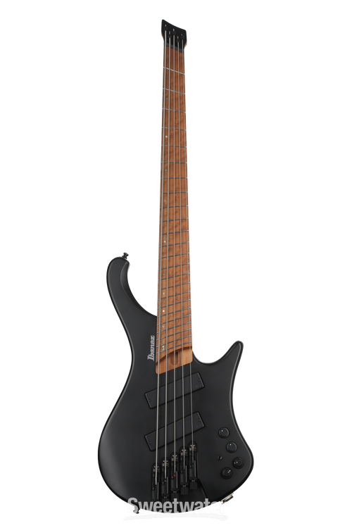 Ibanez Bass Workshop EHB1005MS Bass Guitar - Black Flat | Sweetwater