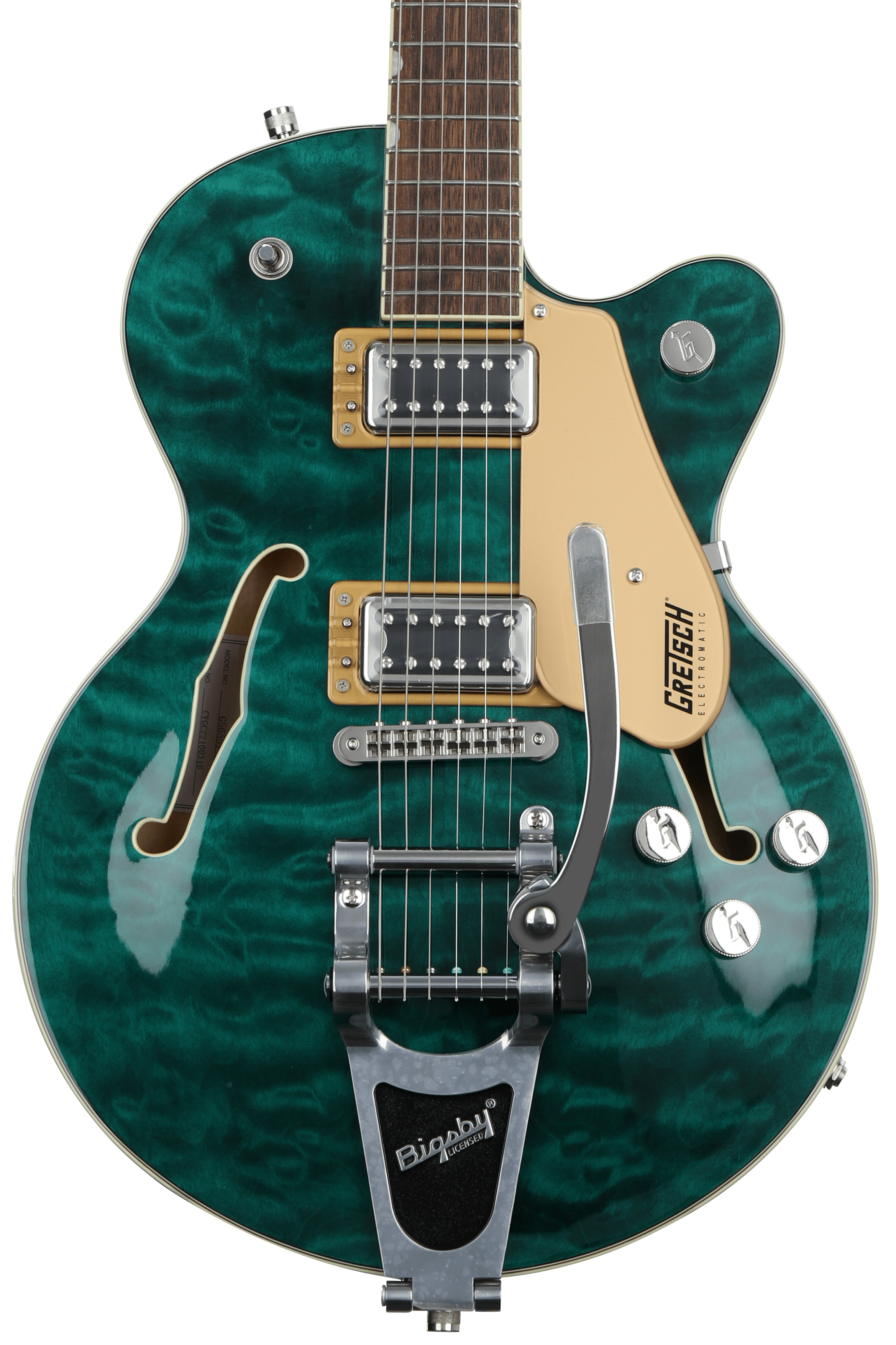 Gretsch G5655T-QM Electromatic Center Block Jr. Quilt Semi