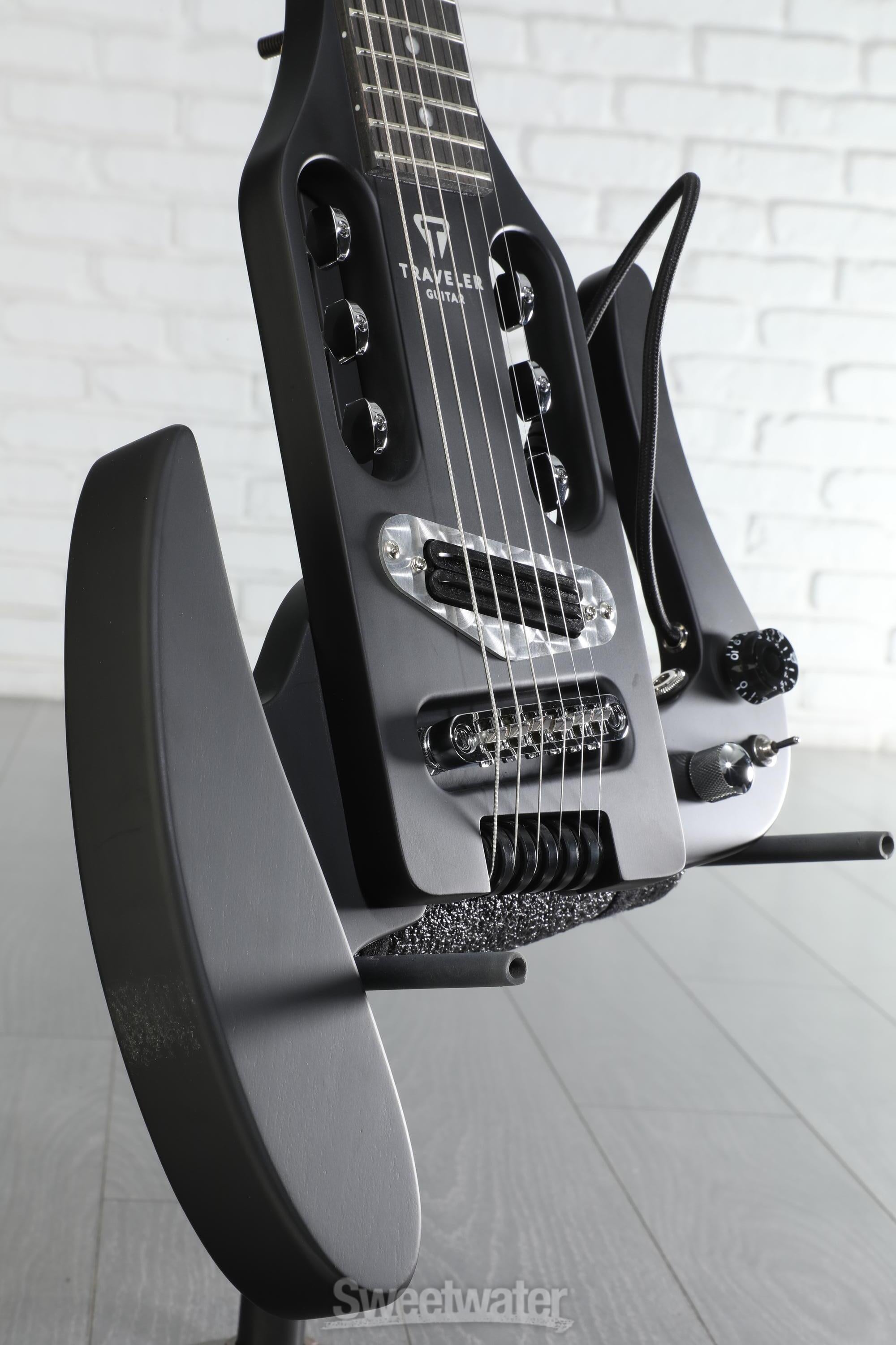 Traveler Guitar Pro-Series Mod-X - Matte Black Reviews | Sweetwater