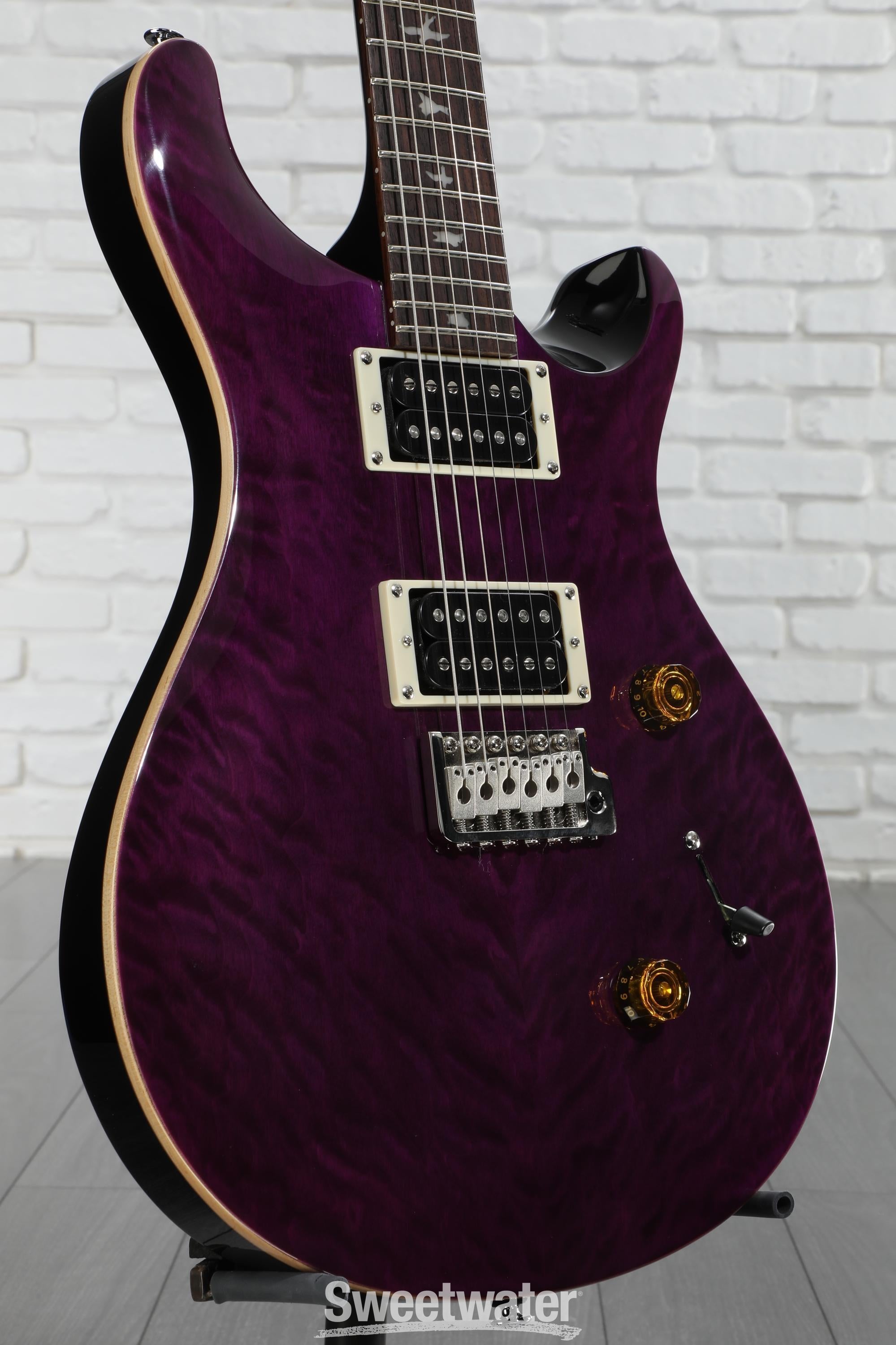 PRS SE Custom 24 Electric Guitar - Amethyst, Sweetwater Exclusive