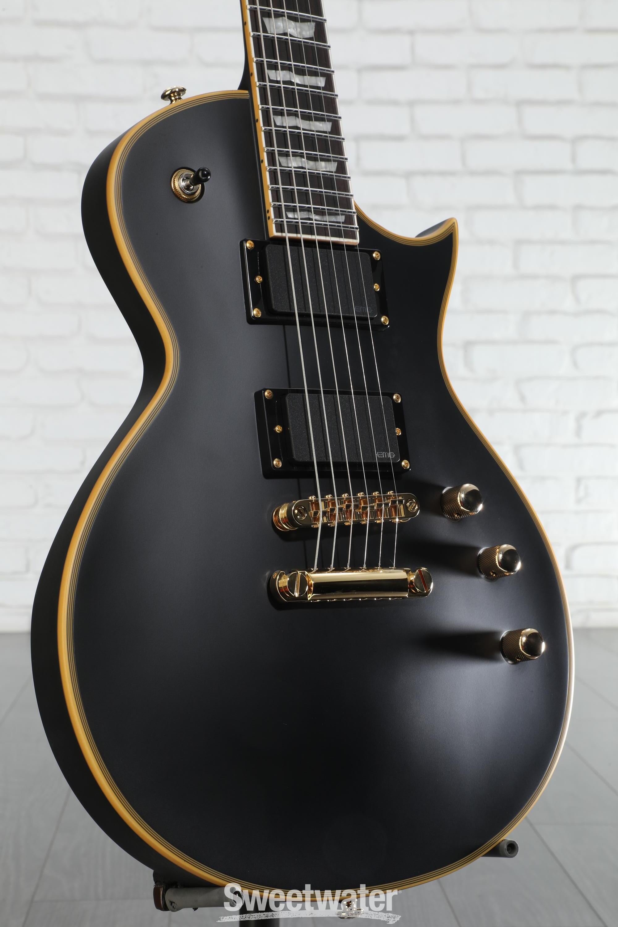 ESP LTD EC-1000 Electric Guitar - Vintage Black | Sweetwater