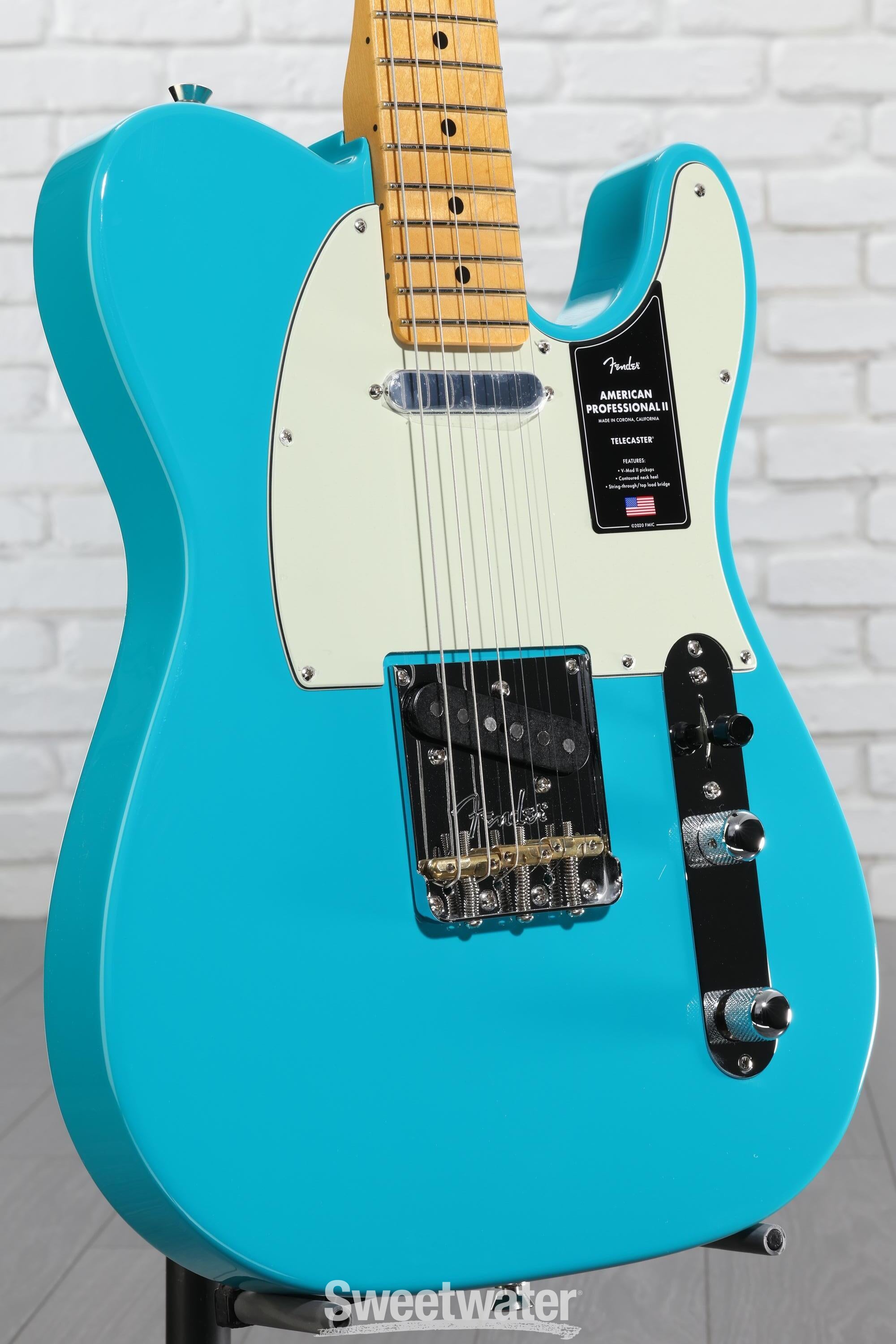 Fender American Professional II Telecaster - Miami Blue with Maple Fender American Professional II Telecaster - Miami Blue with Maple