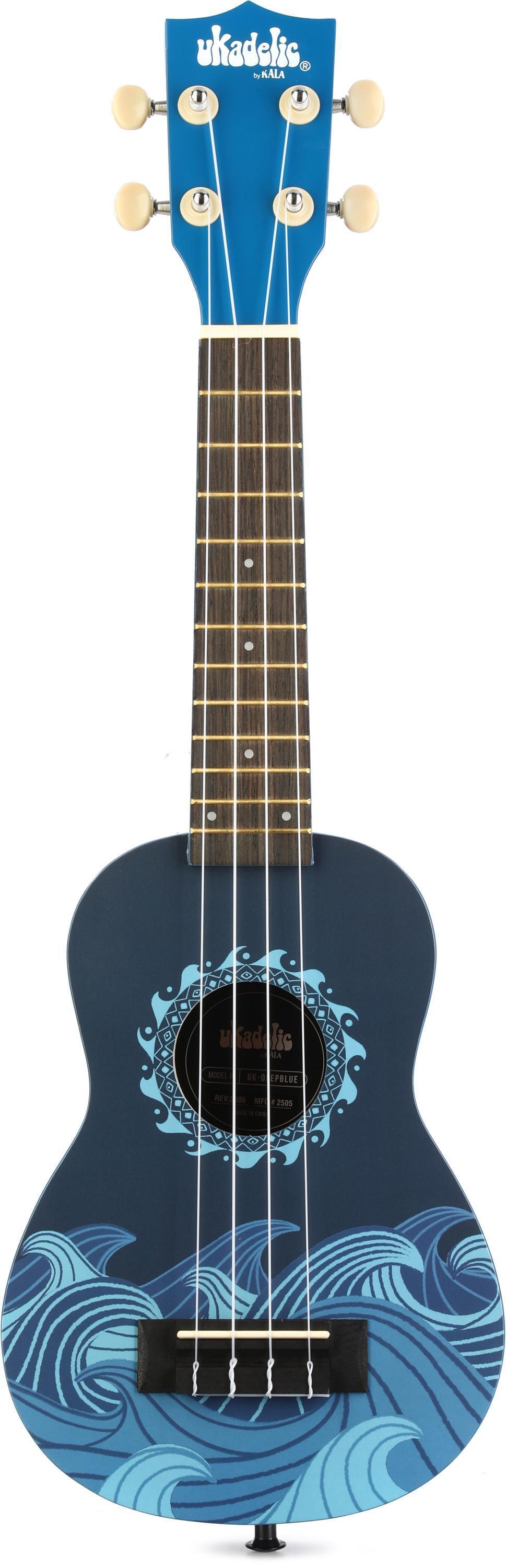 Photo of Kala Ukadelic Soprano Ukulele - Deep Blue